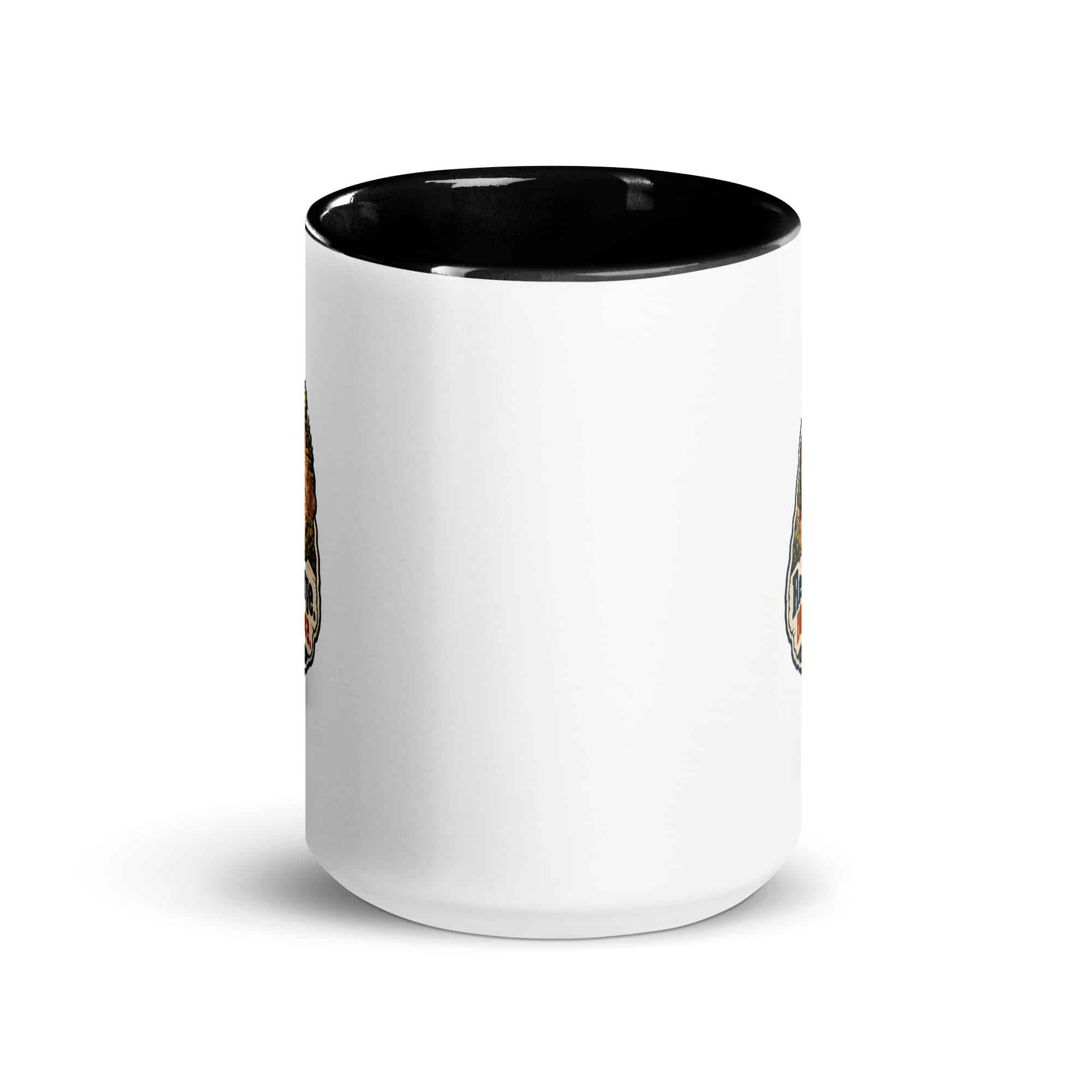 Red River Gorge Color Inside Coffee Mug: Red River Gorge. My Happy Place, Scenic Shield Badge