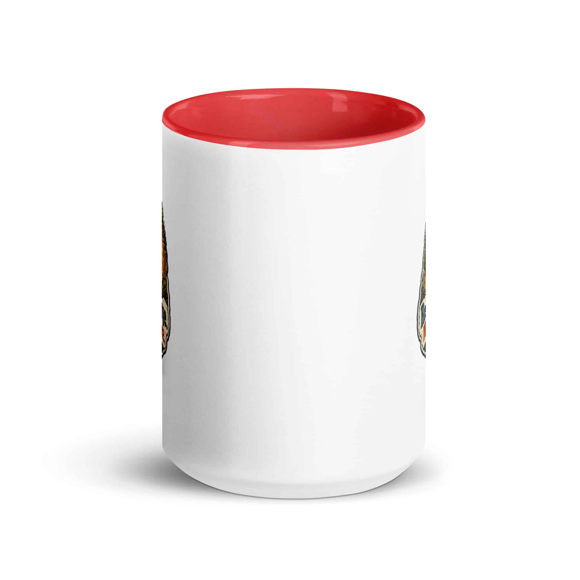 Red River Gorge Color Inside Coffee Mug: Red River Gorge. My Happy Place, Scenic Shield Badge