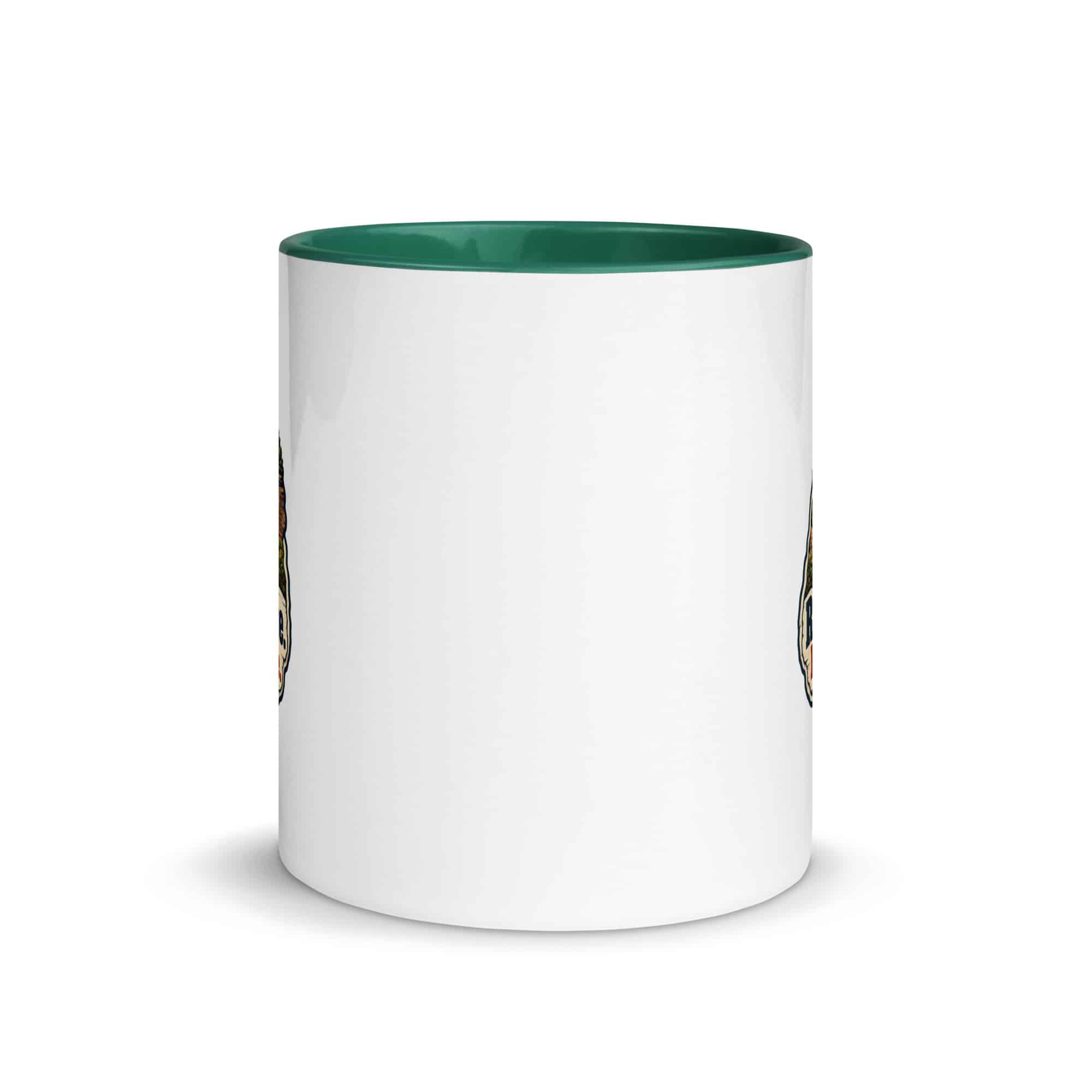 Red River Gorge Color Inside Coffee Mug: Red River Gorge. My Happy Place, Scenic Shield Badge