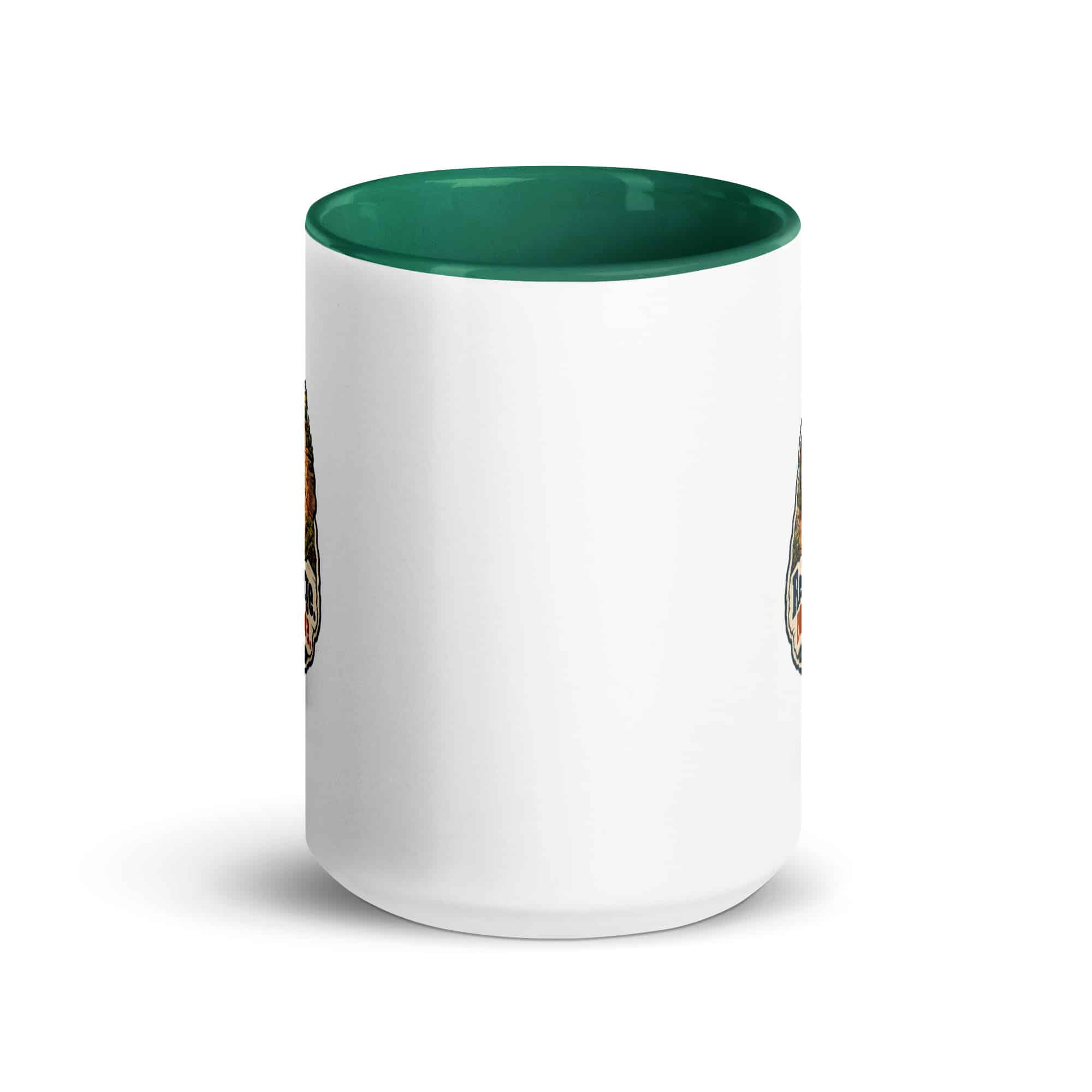 Red River Gorge Color Inside Coffee Mug: Red River Gorge. My Happy Place, Scenic Shield Badge