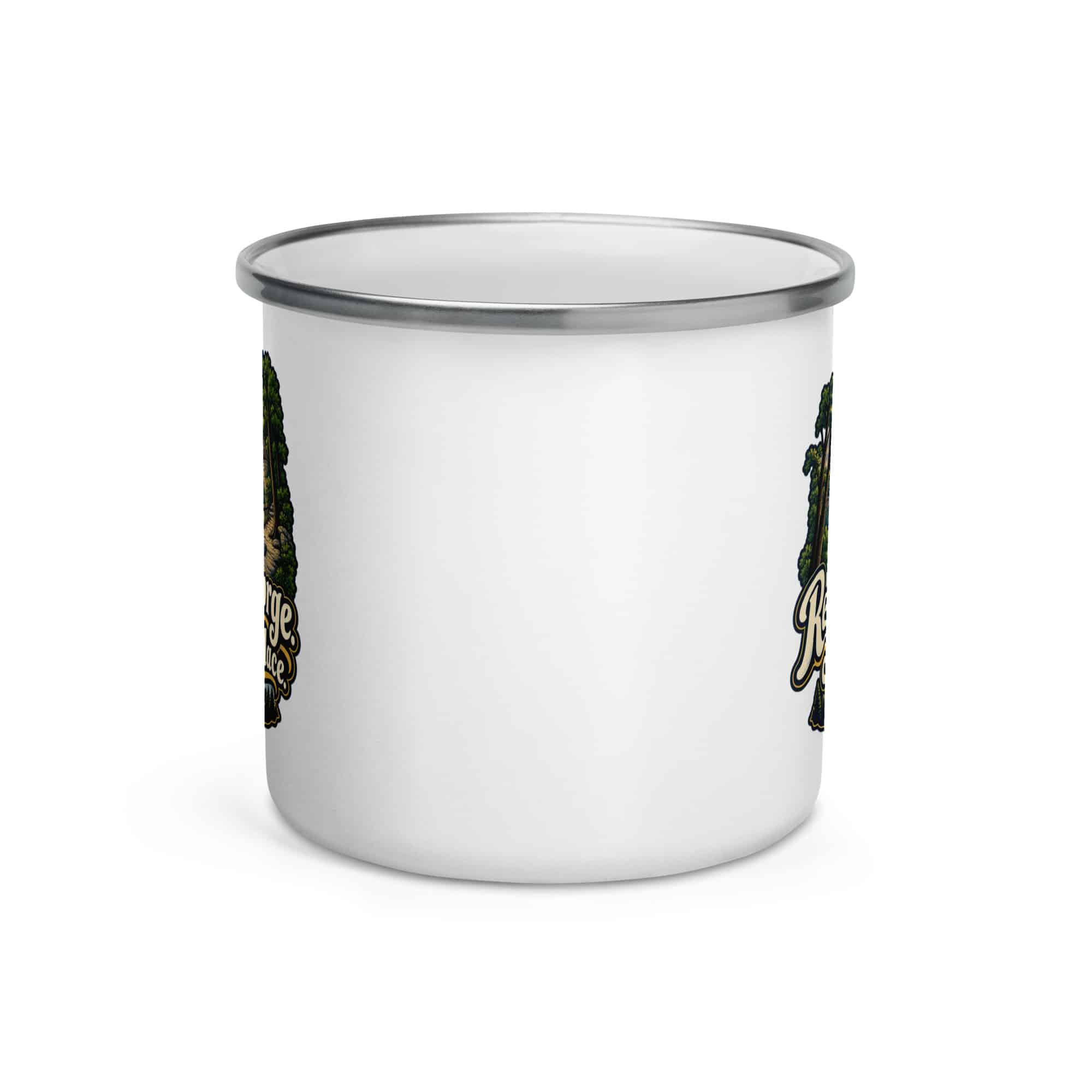 Red River Gorge Enamel Camp Mug: Red River Gorge. My Happy Place, Woodland Scenic Lettering