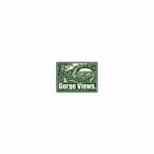 Red River Gorge Die-Cut Magnet: Gorge Views, Forest Ink Stamp - 3″×3″ - Main