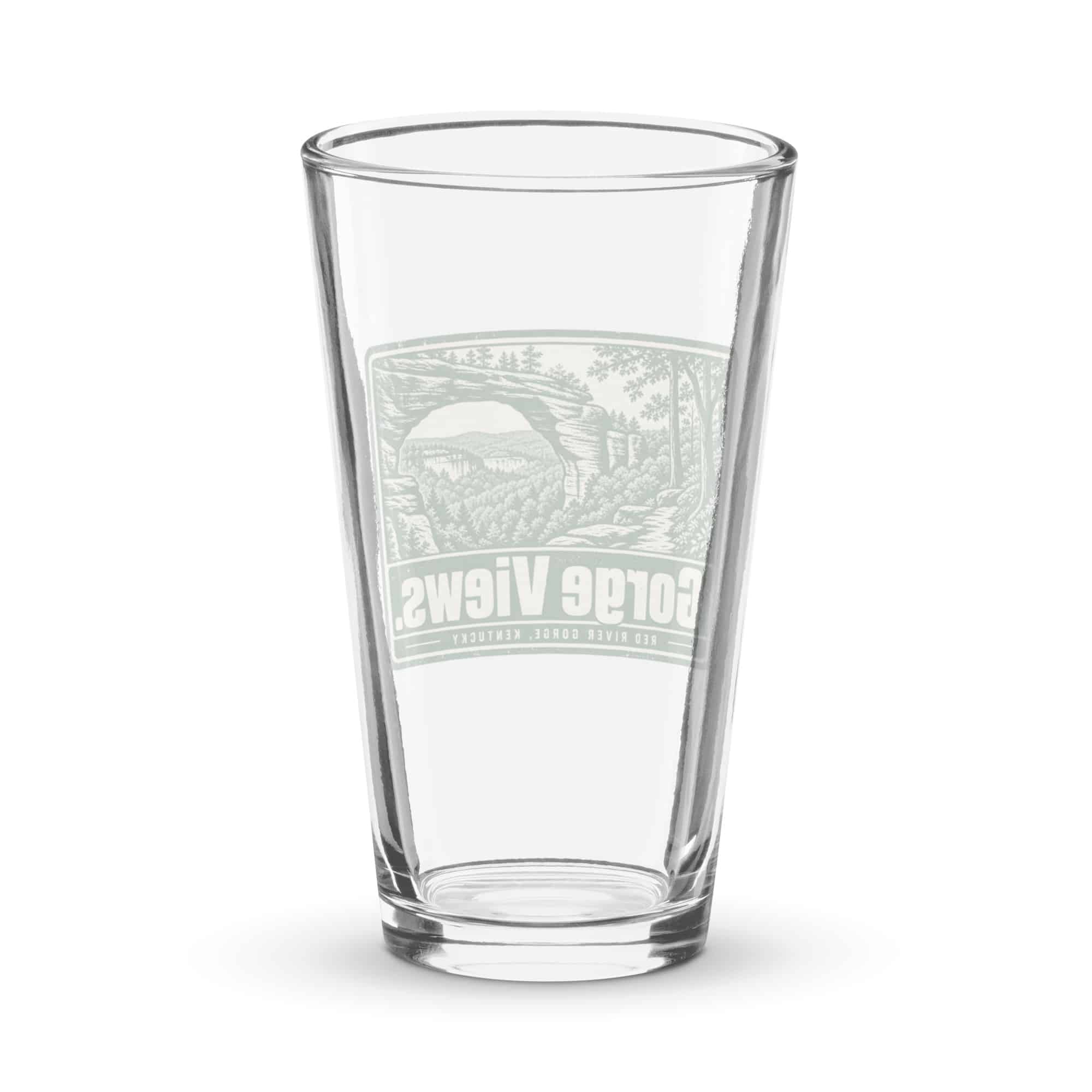 Red River Gorge Pint Glass: Gorge Views, Forest Ink Stamp