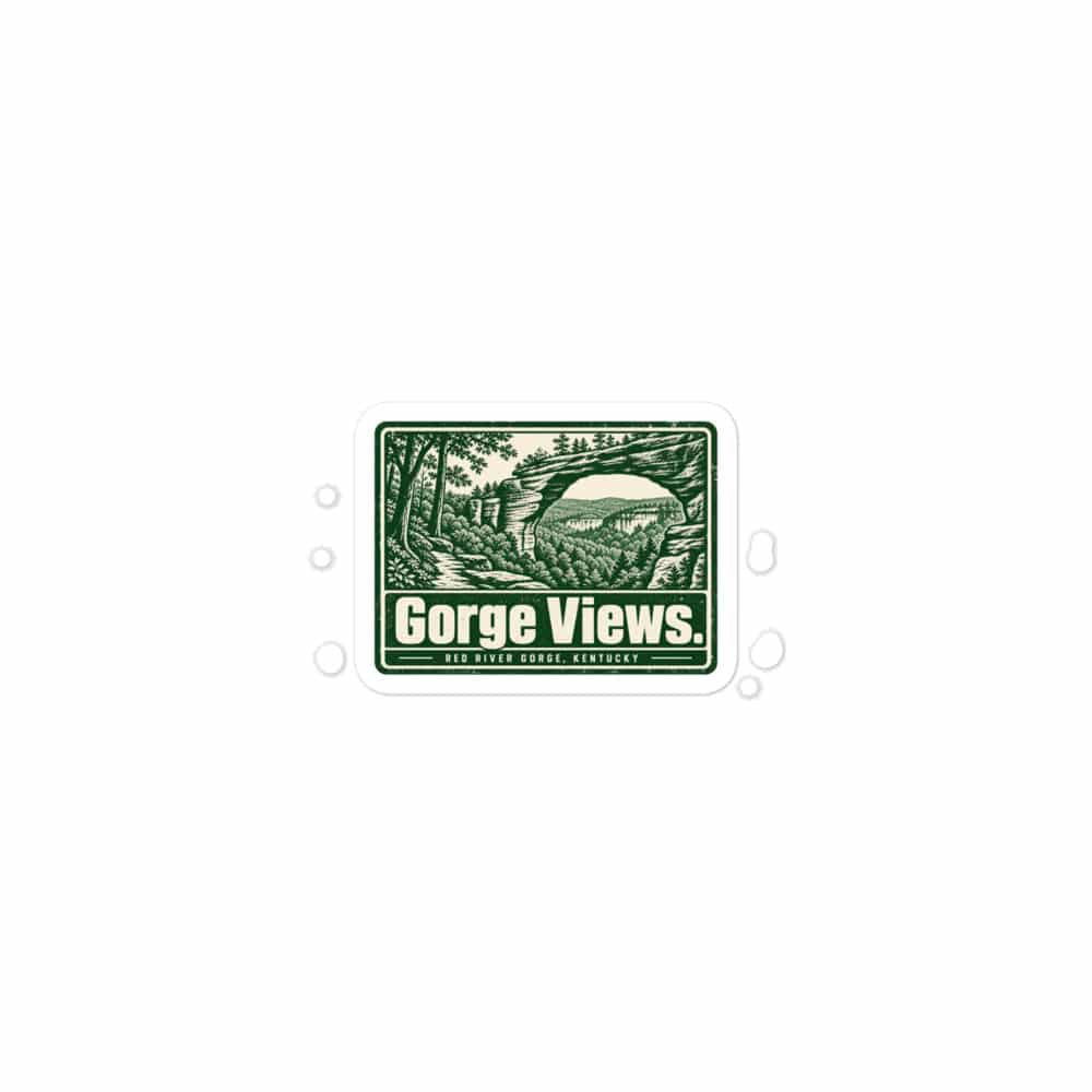 Red River Gorge Vinyl Sticker: Gorge Views, Forest Ink Stamp