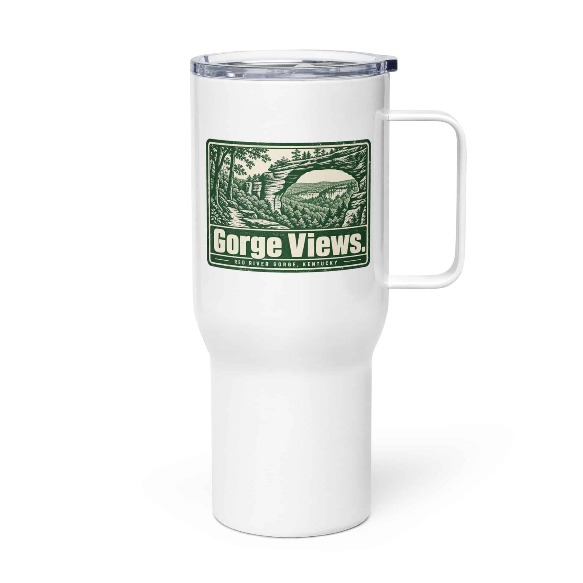Red River Gorge Travel Mug: Gorge Views, Forest Ink Stamp