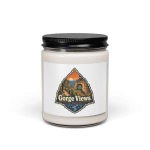 Red River Gorge Soy Wax Candle: Gorge Views, Scenic Shield Badge - 9oz - Main
