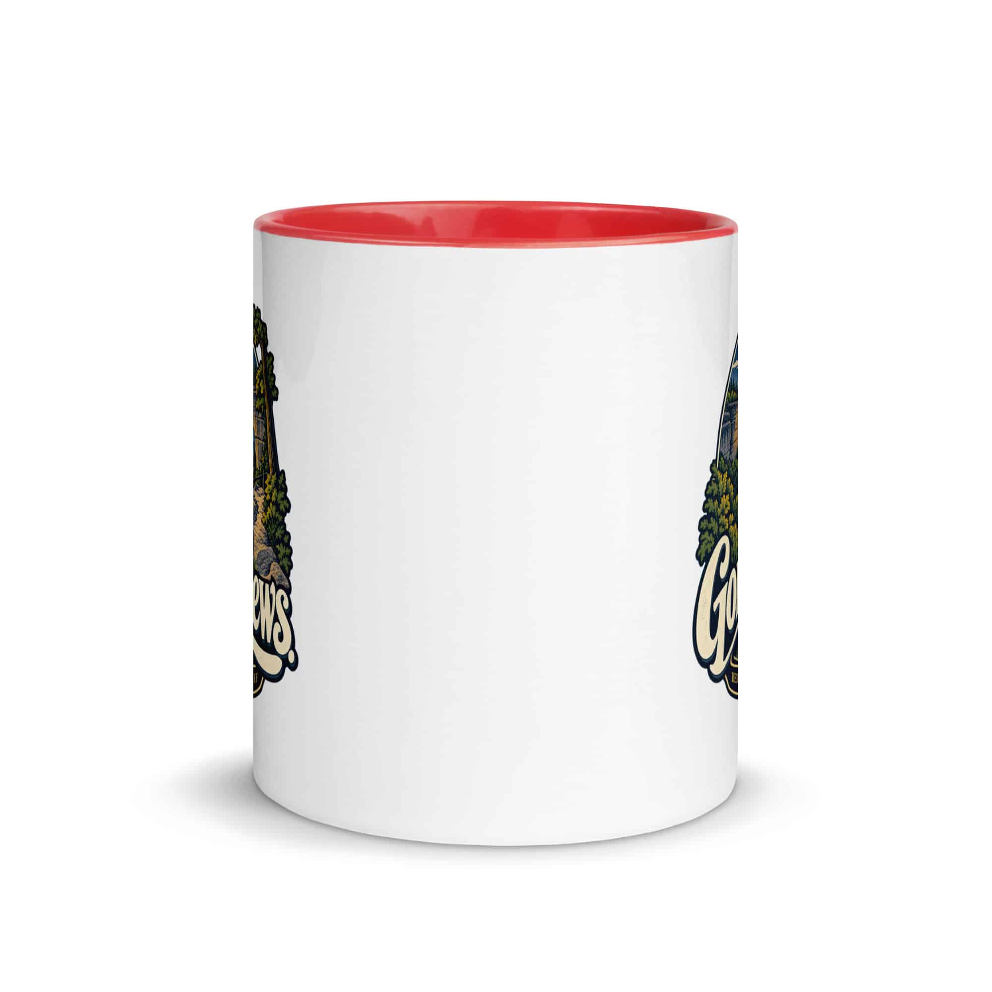 Red River Gorge Color Inside Coffee Mug: Gorge Views, Woodland Scenic Lettering