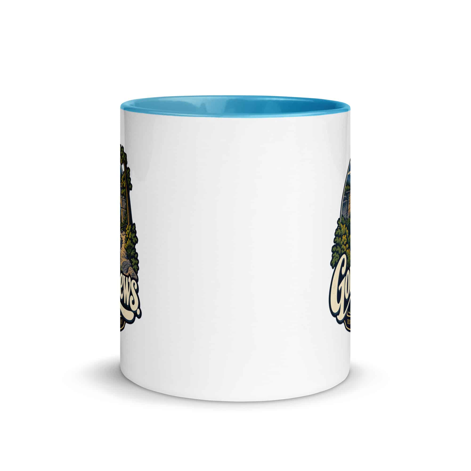 Red River Gorge Color Inside Coffee Mug: Gorge Views, Woodland Scenic Lettering