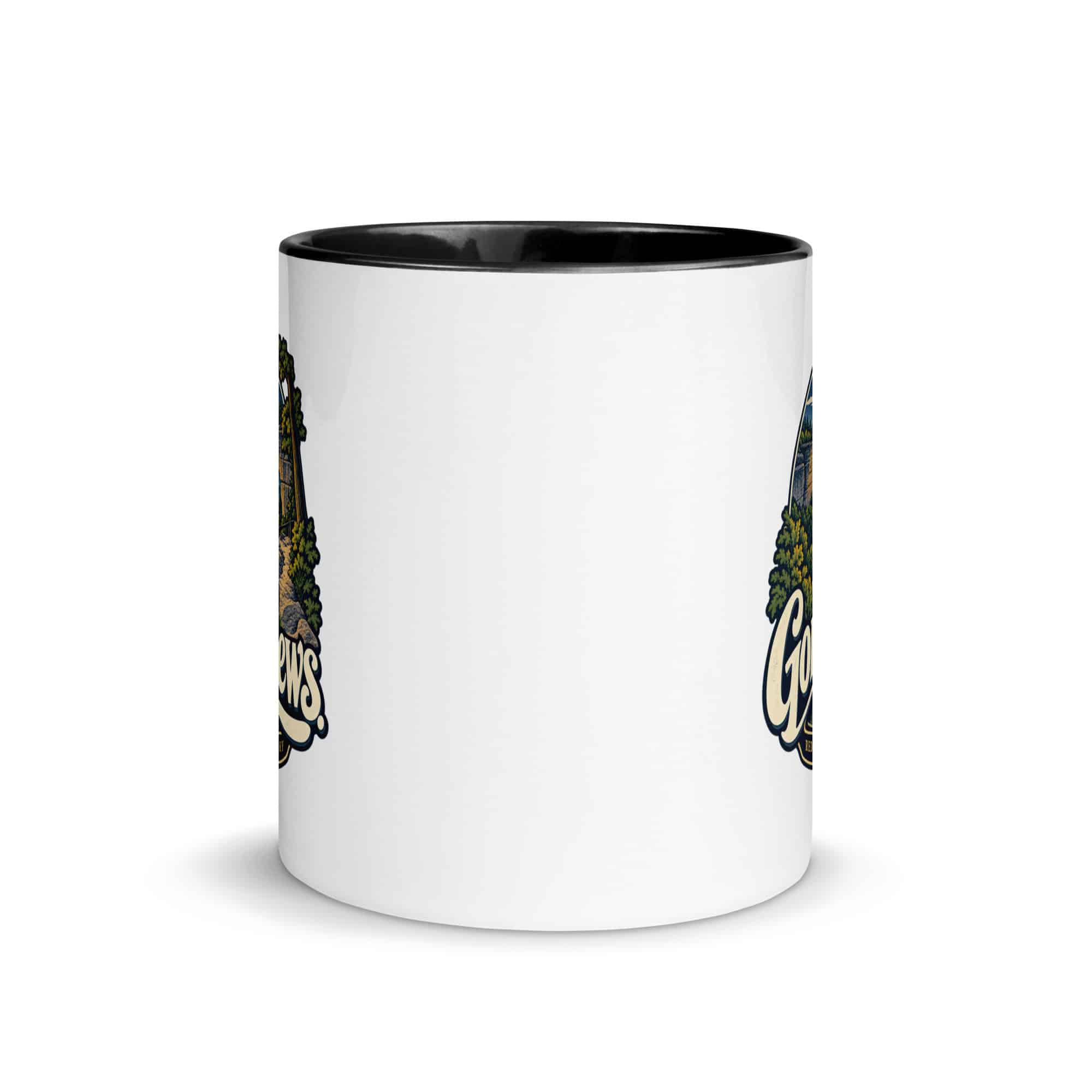 Red River Gorge Color Inside Coffee Mug: Gorge Views, Woodland Scenic Lettering