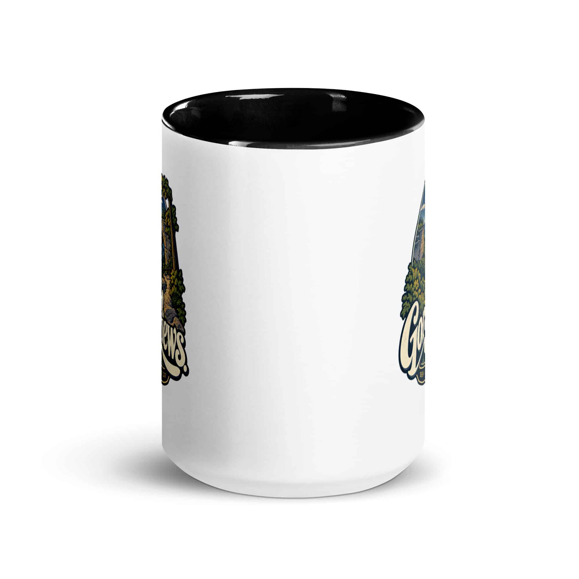 Red River Gorge Color Inside Coffee Mug: Gorge Views, Woodland Scenic Lettering