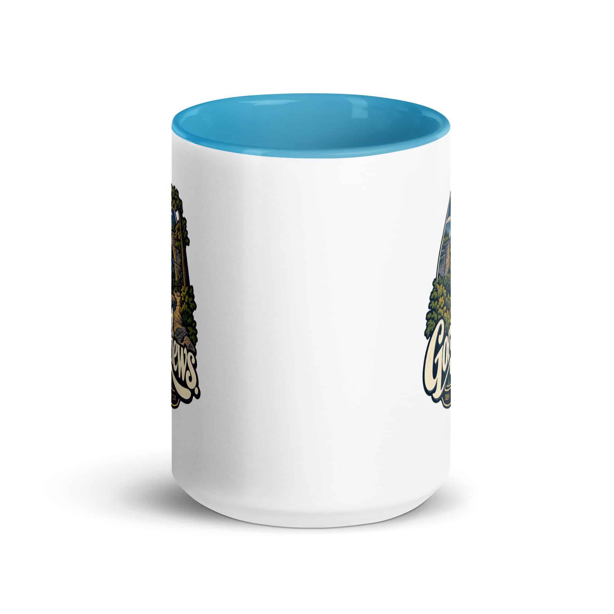Red River Gorge Color Inside Coffee Mug: Gorge Views, Woodland Scenic Lettering