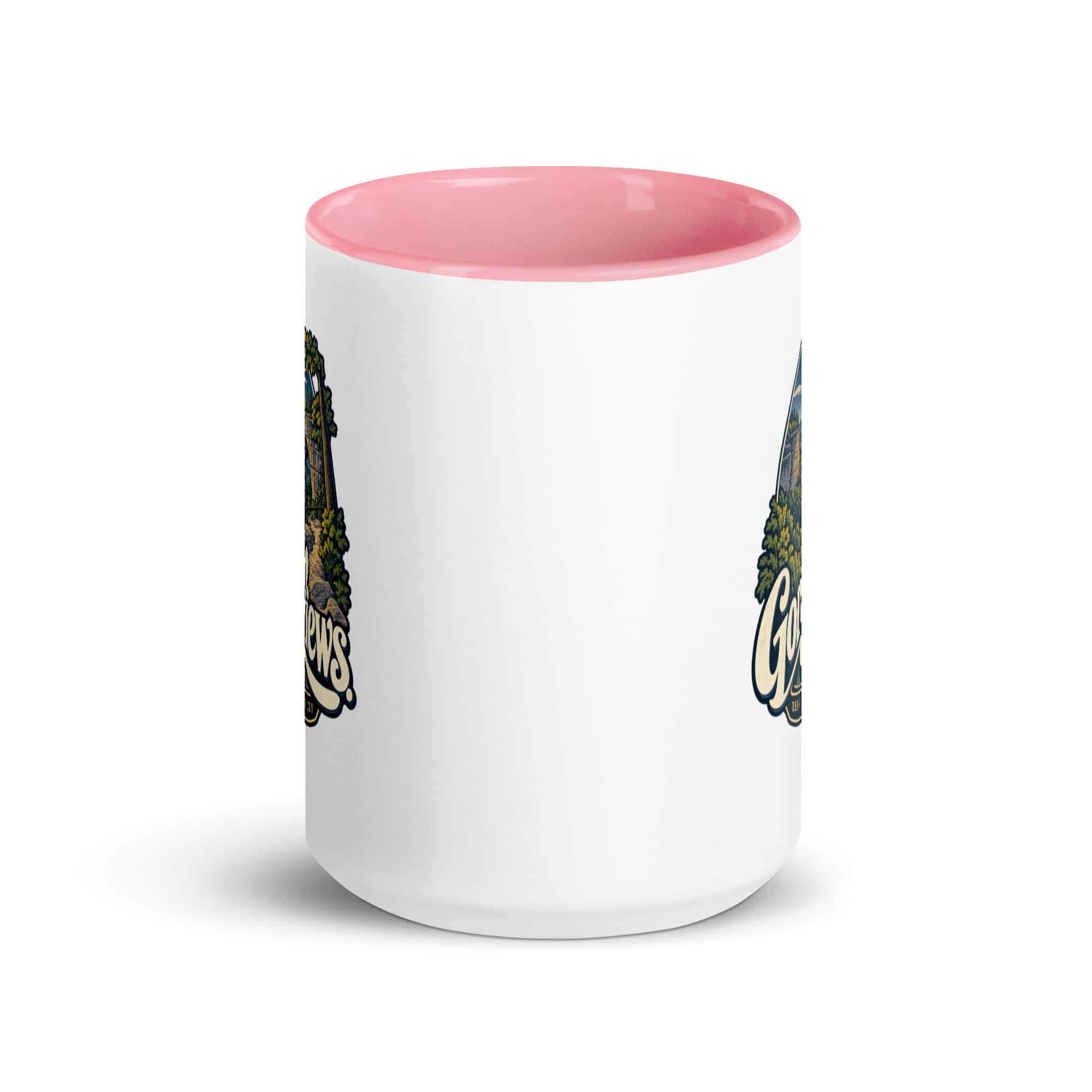 Red River Gorge Color Inside Coffee Mug: Gorge Views, Woodland Scenic Lettering