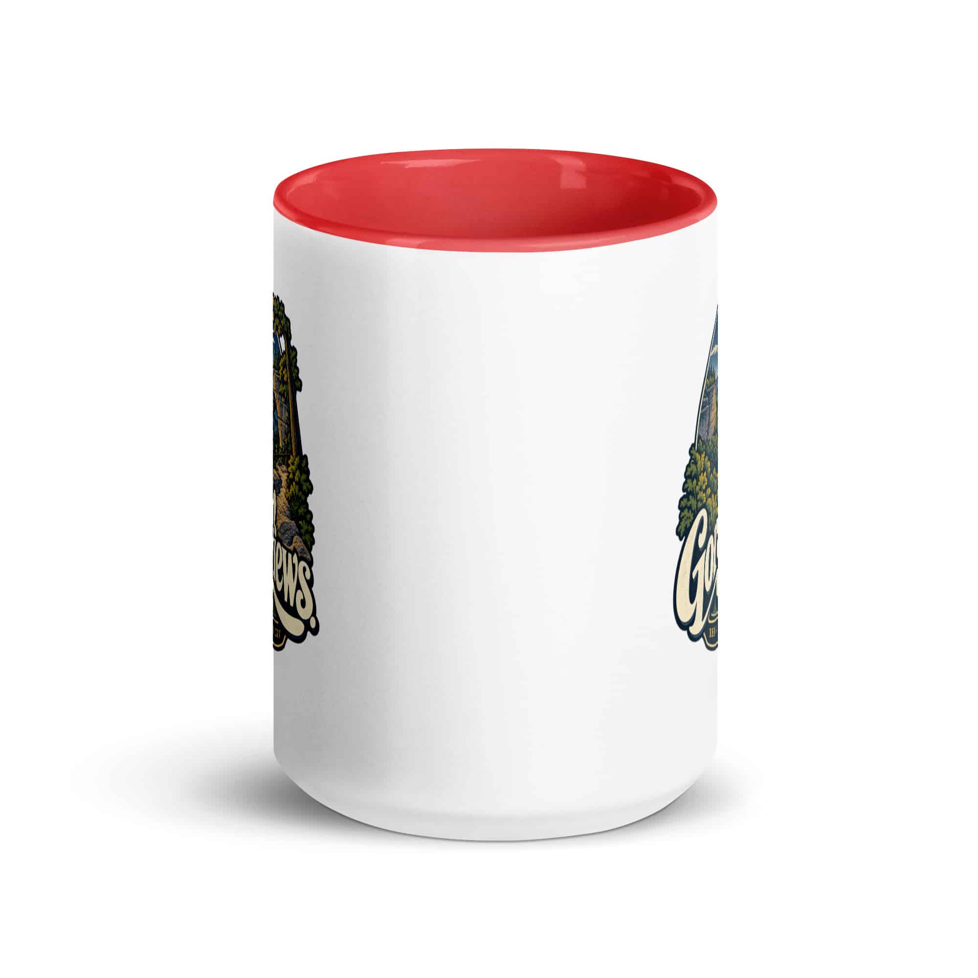 Red River Gorge Color Inside Coffee Mug: Gorge Views, Woodland Scenic Lettering