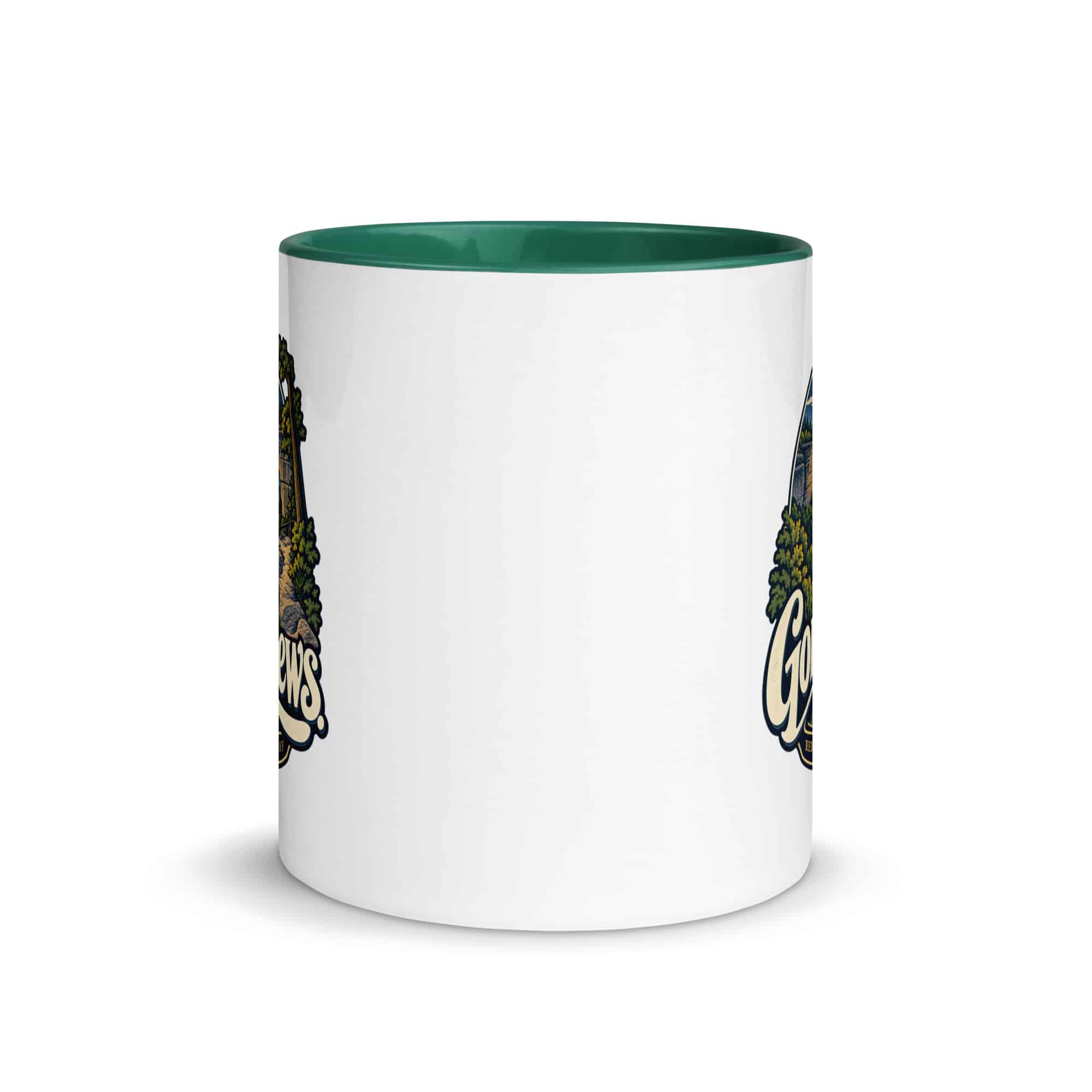 Red River Gorge Color Inside Coffee Mug: Gorge Views, Woodland Scenic Lettering