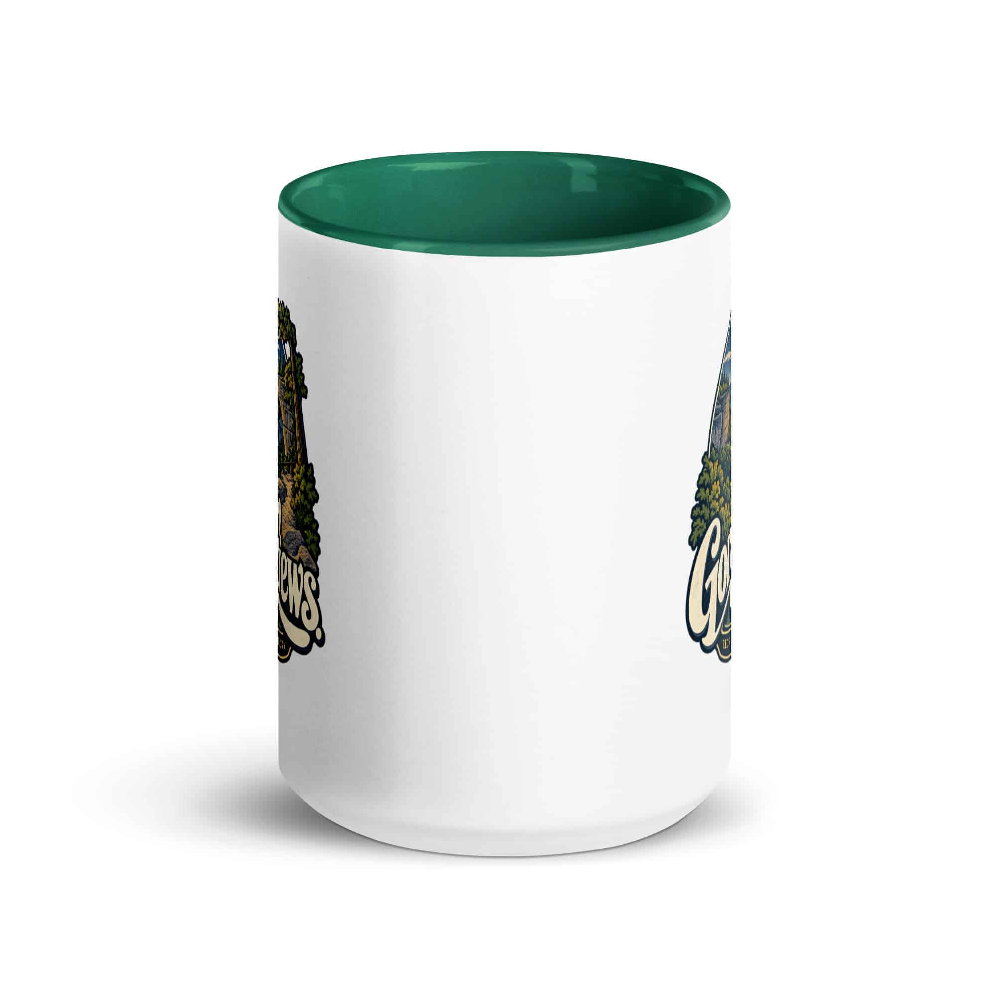 Red River Gorge Color Inside Coffee Mug: Gorge Views, Woodland Scenic Lettering