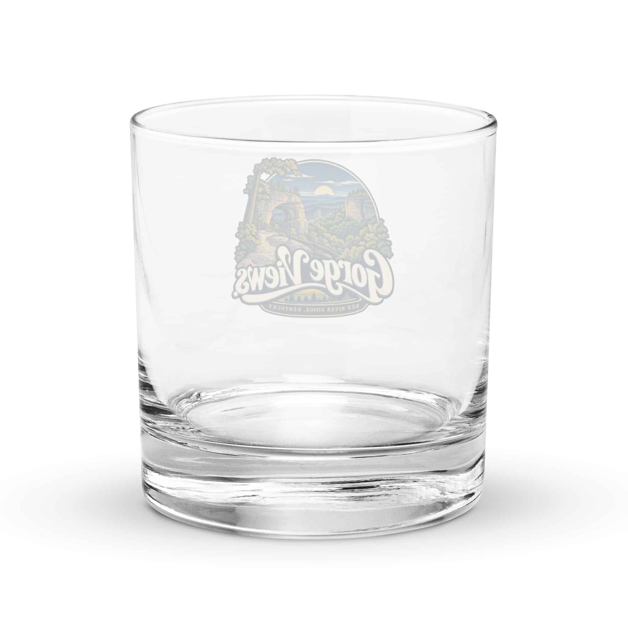 Red River Gorge Rocks Glass: Gorge Views, Woodland Scenic Lettering