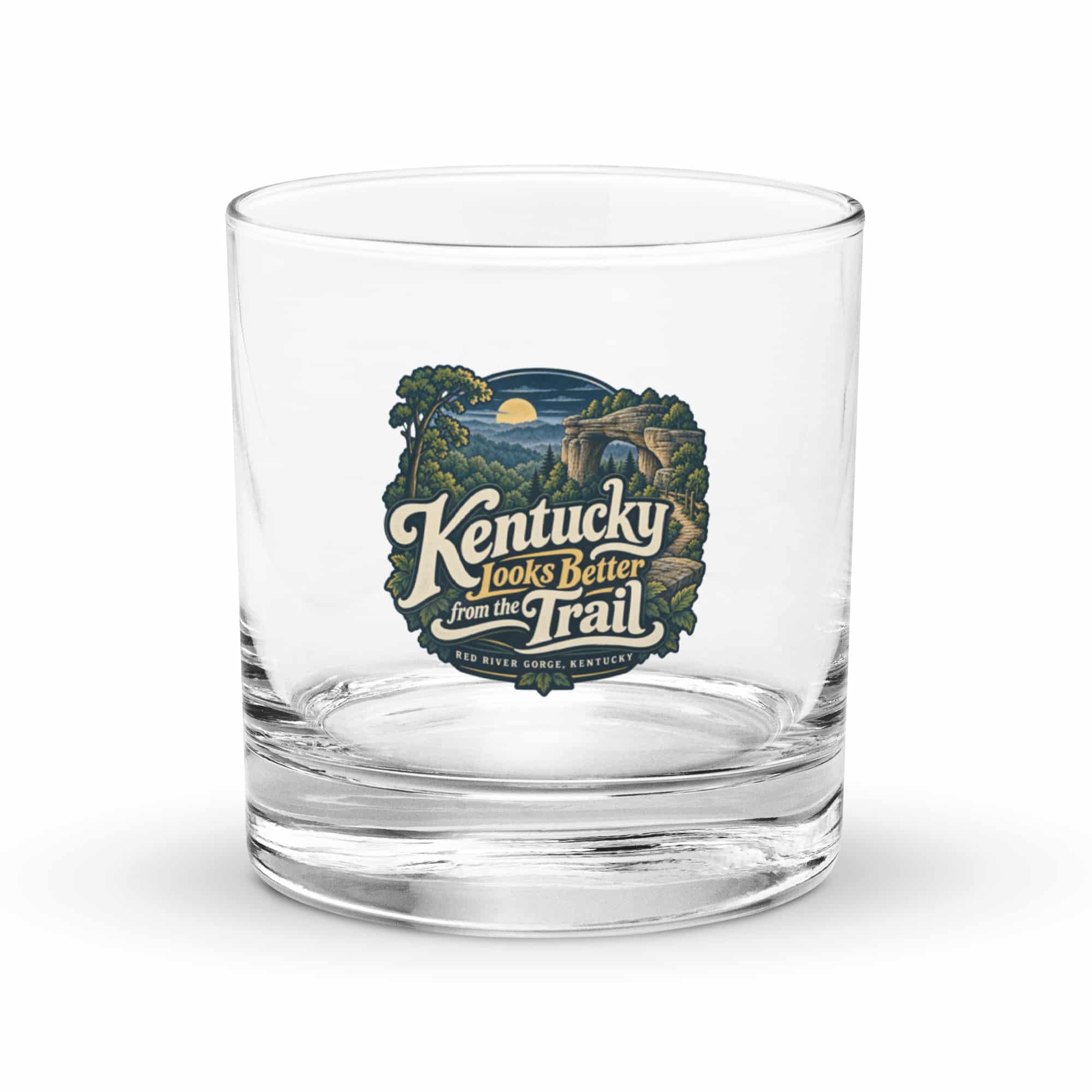 Red River Gorge Rocks Glass: Kentucky Looks Better from the Trail, Woodland Scenic Lettering
