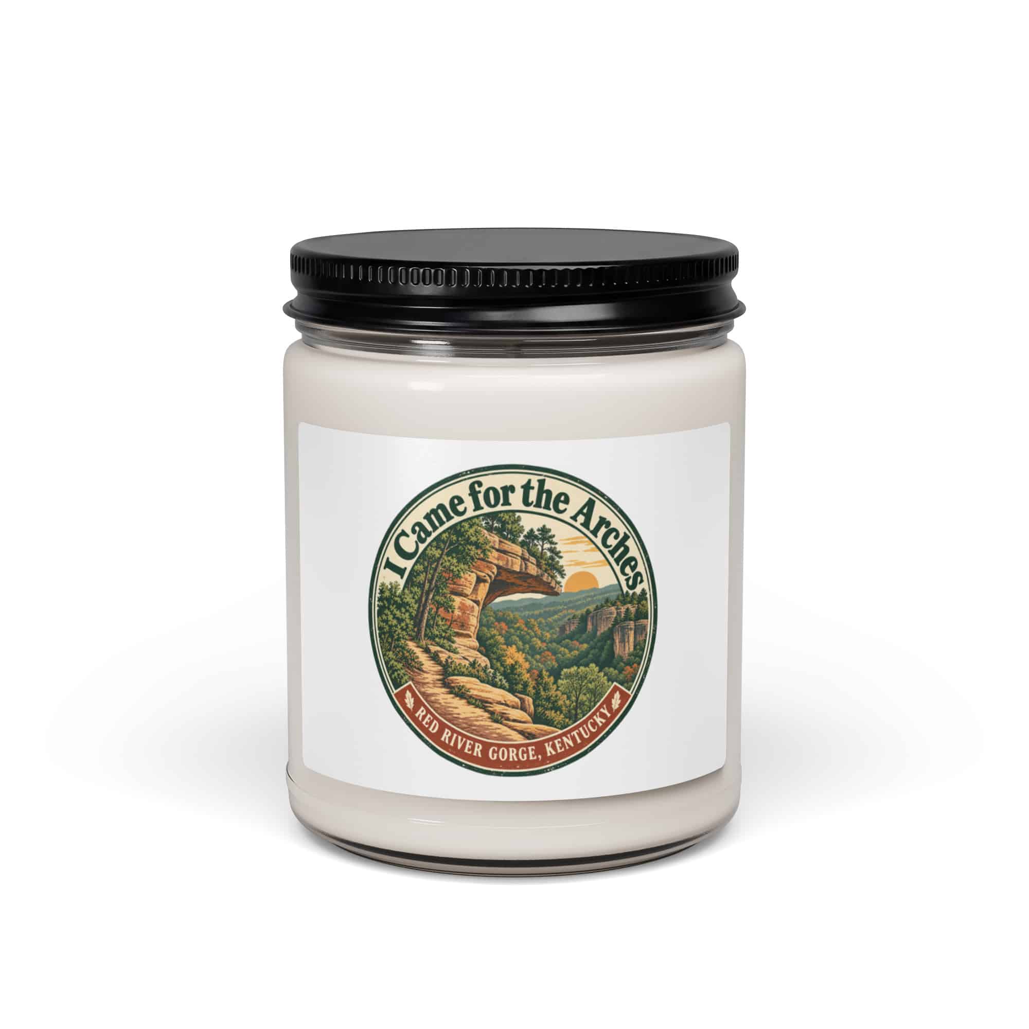 Red River Gorge Soy Wax Candle: I Came for the Arches, Vintage Round Badge