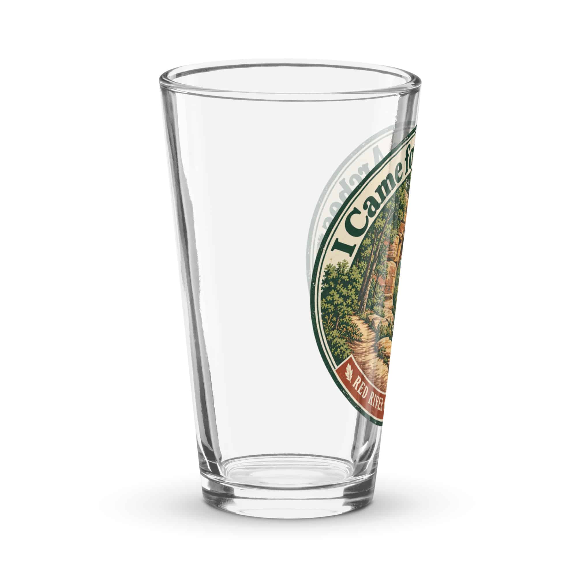 Red River Gorge Pint Glass: I Came for the Arches, Vintage Round Badge