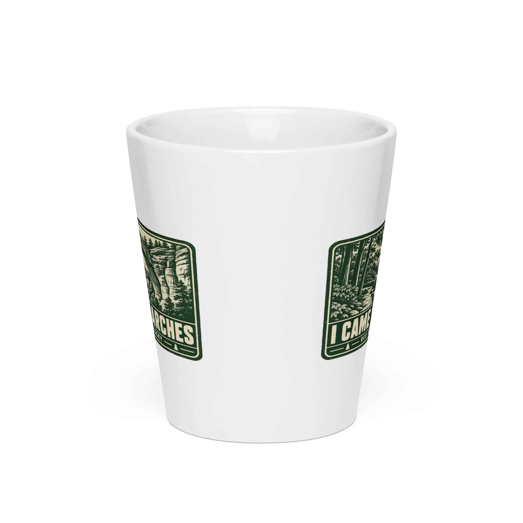 Red River Gorge Latte Mug: I Came for the Arches, Forest Ink Stamp