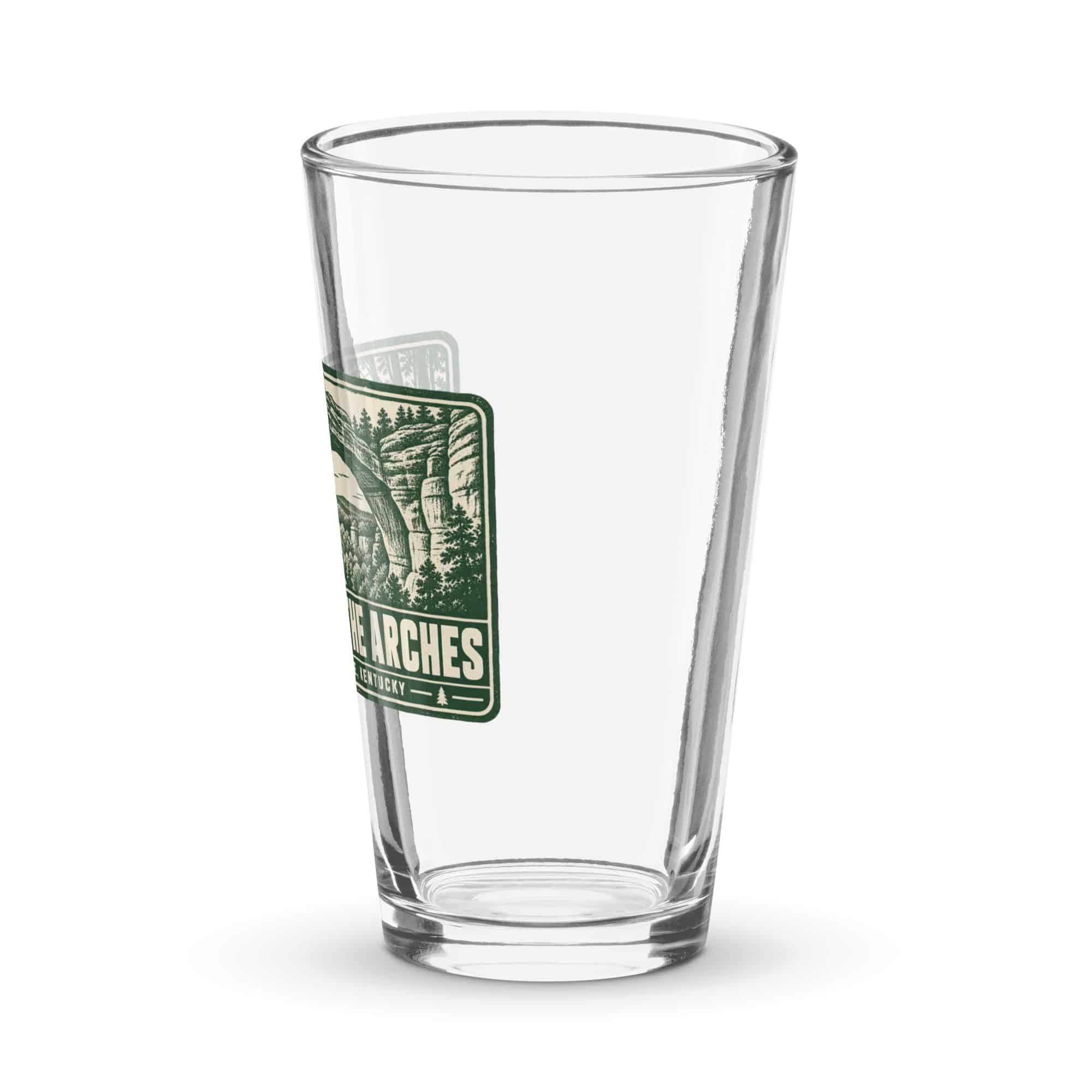Red River Gorge Pint Glass: I Came for the Arches, Forest Ink Stamp