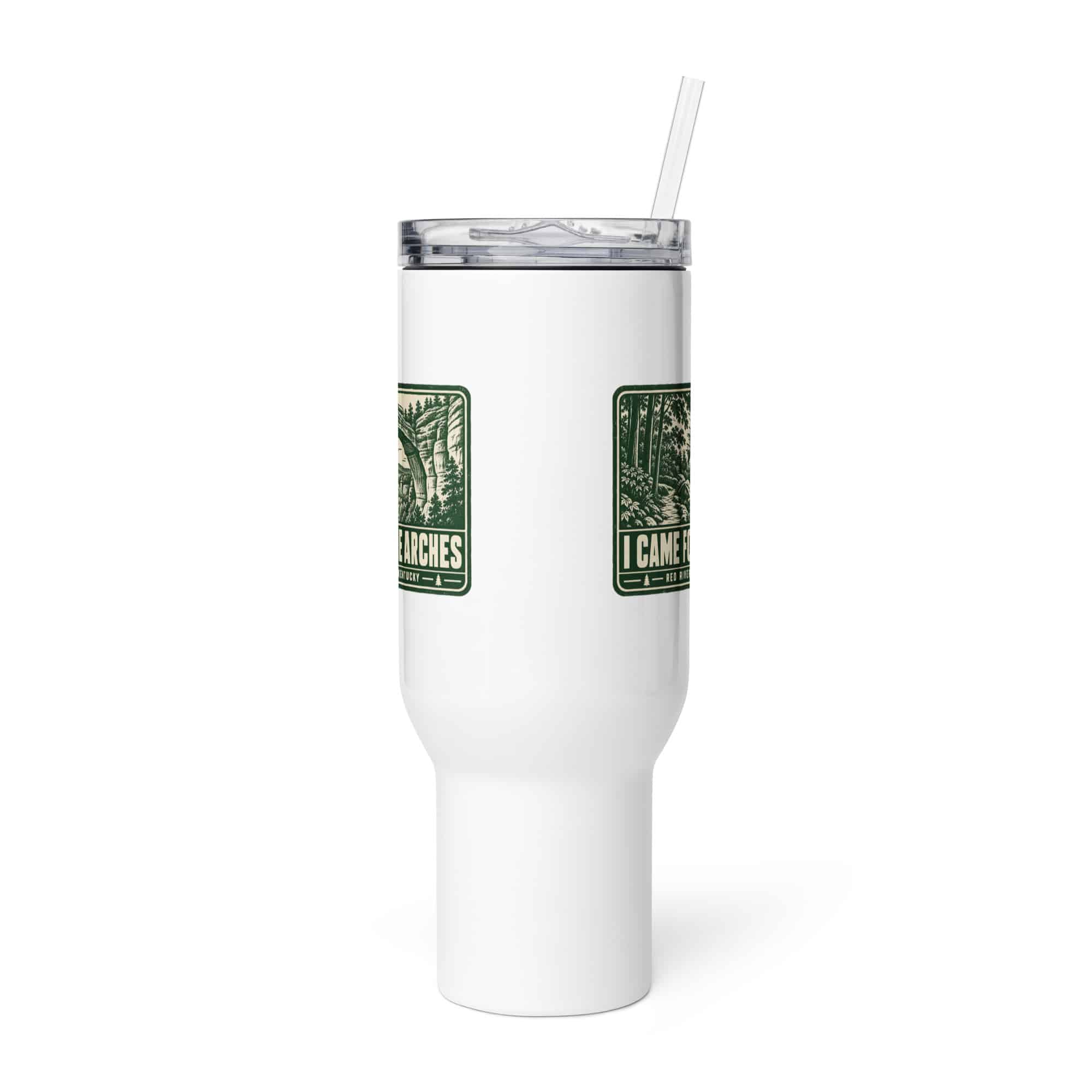 Red River Gorge Travel Mug: I Came for the Arches, Forest Ink Stamp