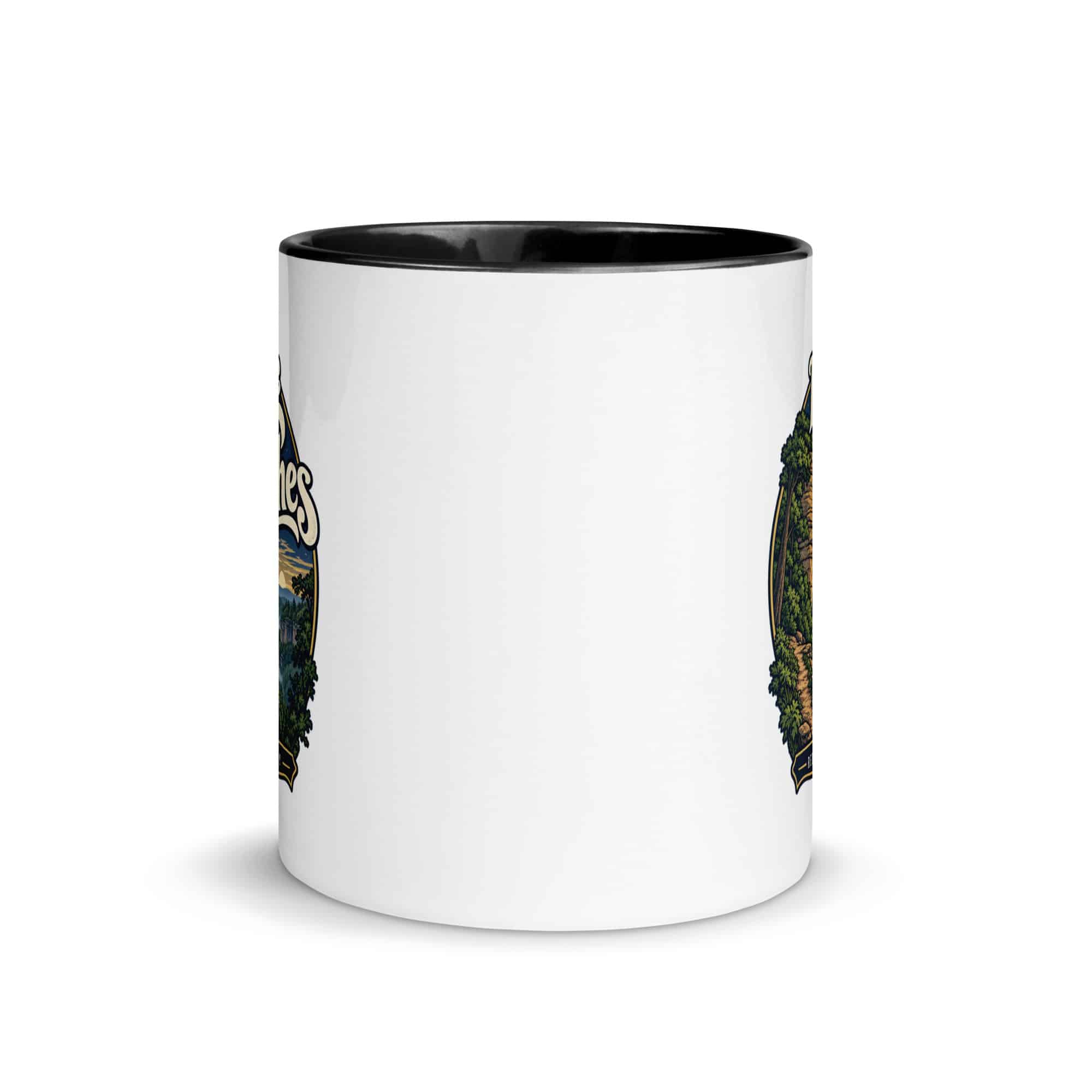Red River Gorge Color Inside Coffee Mug: I Came for the Arches, Woodland Scenic Lettering