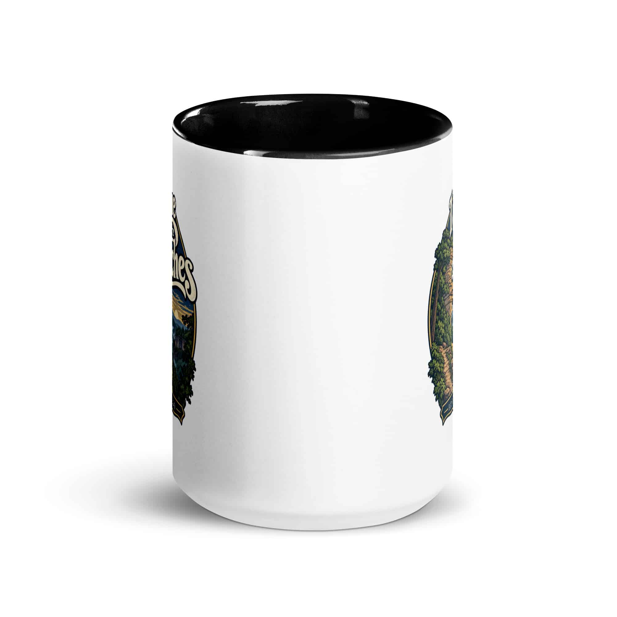 Red River Gorge Color Inside Coffee Mug: I Came for the Arches, Woodland Scenic Lettering