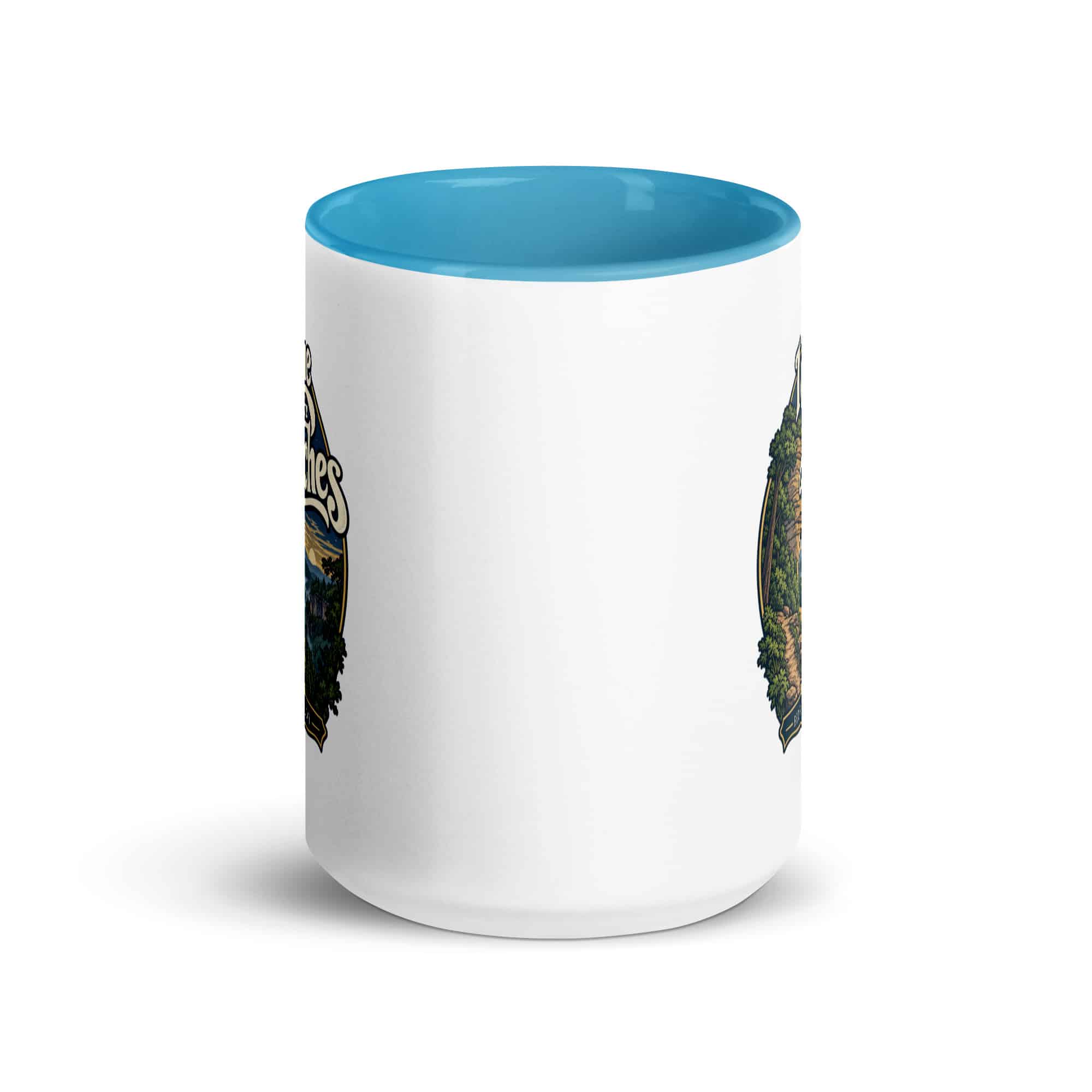 Red River Gorge Color Inside Coffee Mug: I Came for the Arches, Woodland Scenic Lettering
