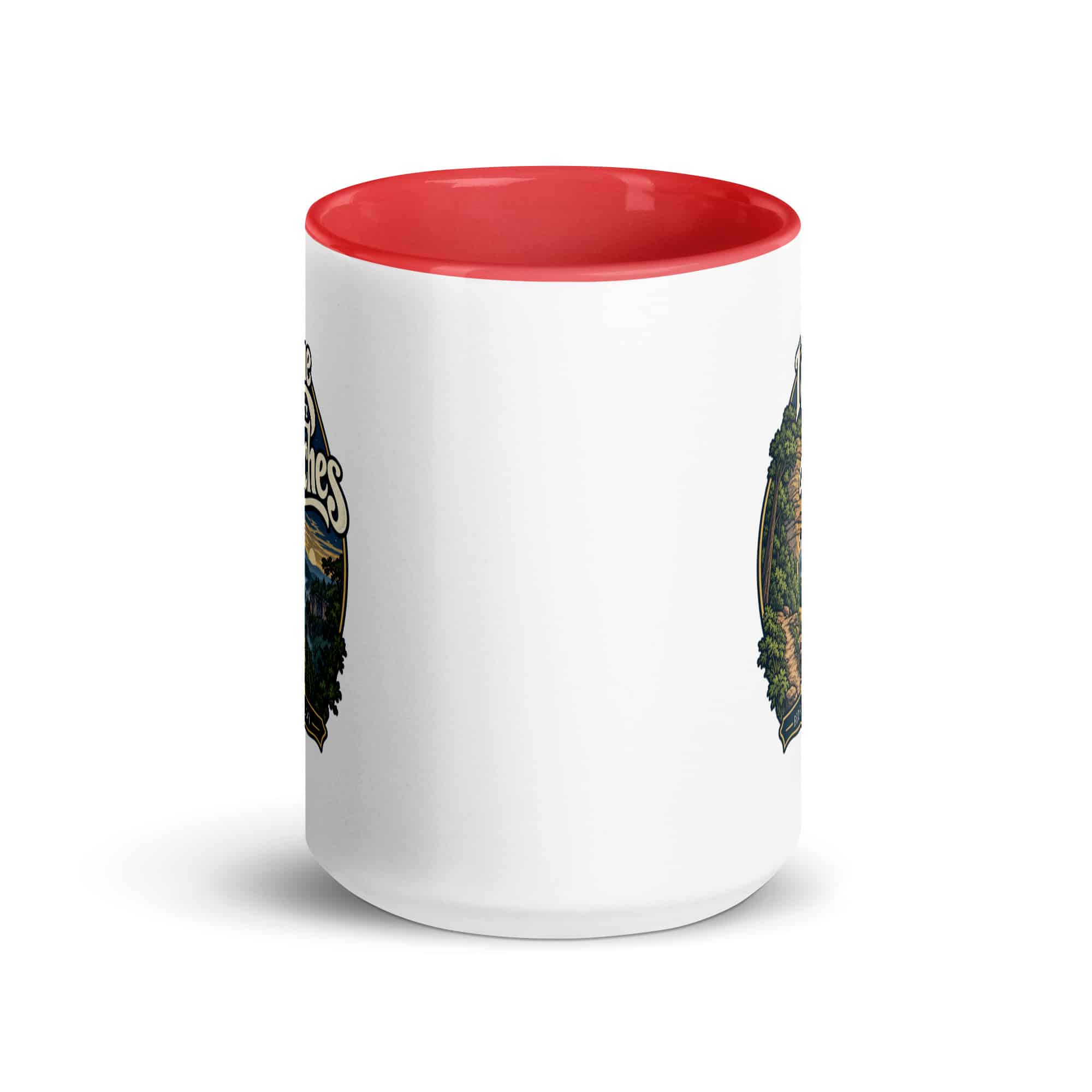 Red River Gorge Color Inside Coffee Mug: I Came for the Arches, Woodland Scenic Lettering
