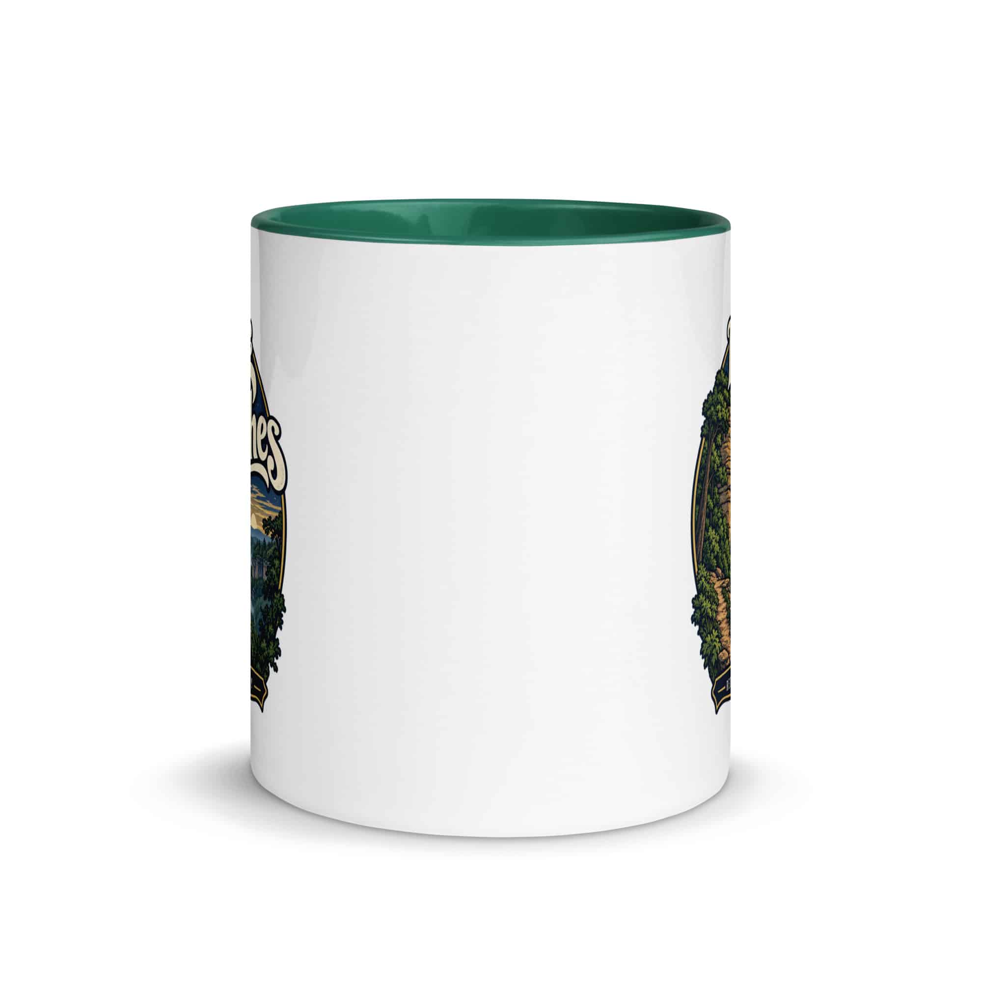 Red River Gorge Color Inside Coffee Mug: I Came for the Arches, Woodland Scenic Lettering