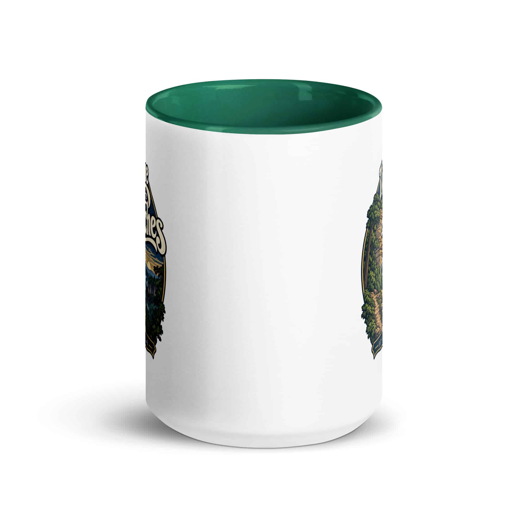 Red River Gorge Color Inside Coffee Mug: I Came for the Arches, Woodland Scenic Lettering
