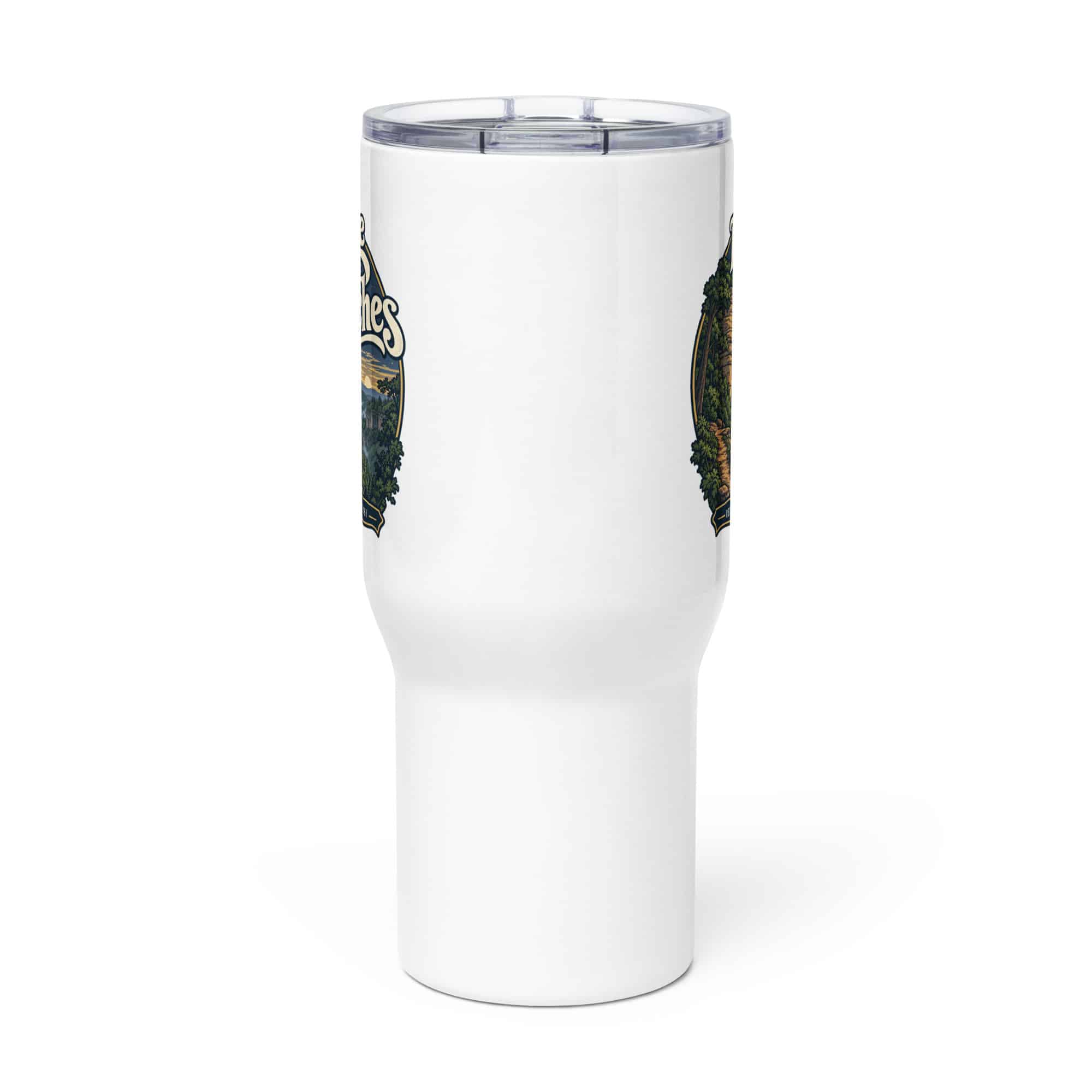 Red River Gorge Travel Mug: I Came for the Arches, Woodland Scenic Lettering