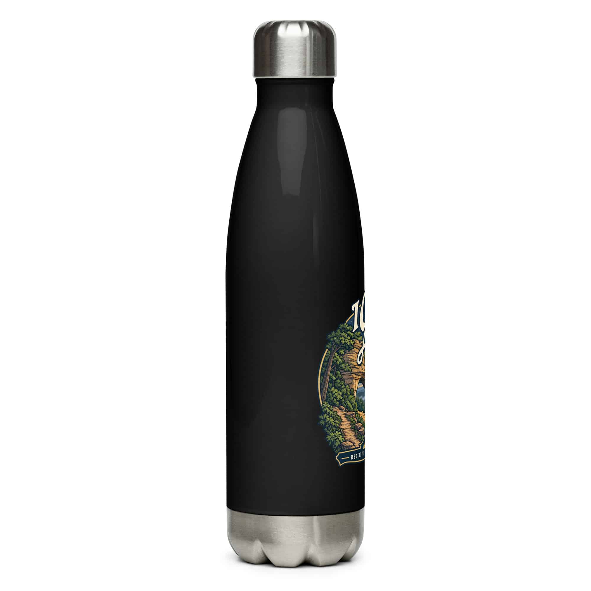 Red River Gorge Stainless Steel Water Bottle: I Came for the Arches, Woodland Scenic Lettering