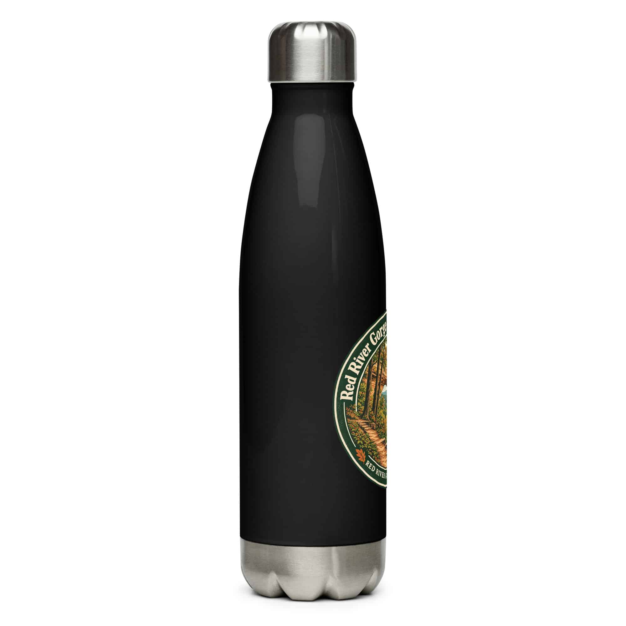 Red River Gorge Stainless Steel Water Bottle: Red River Gorge Is My Out-of-Office, Vintage Round Badge