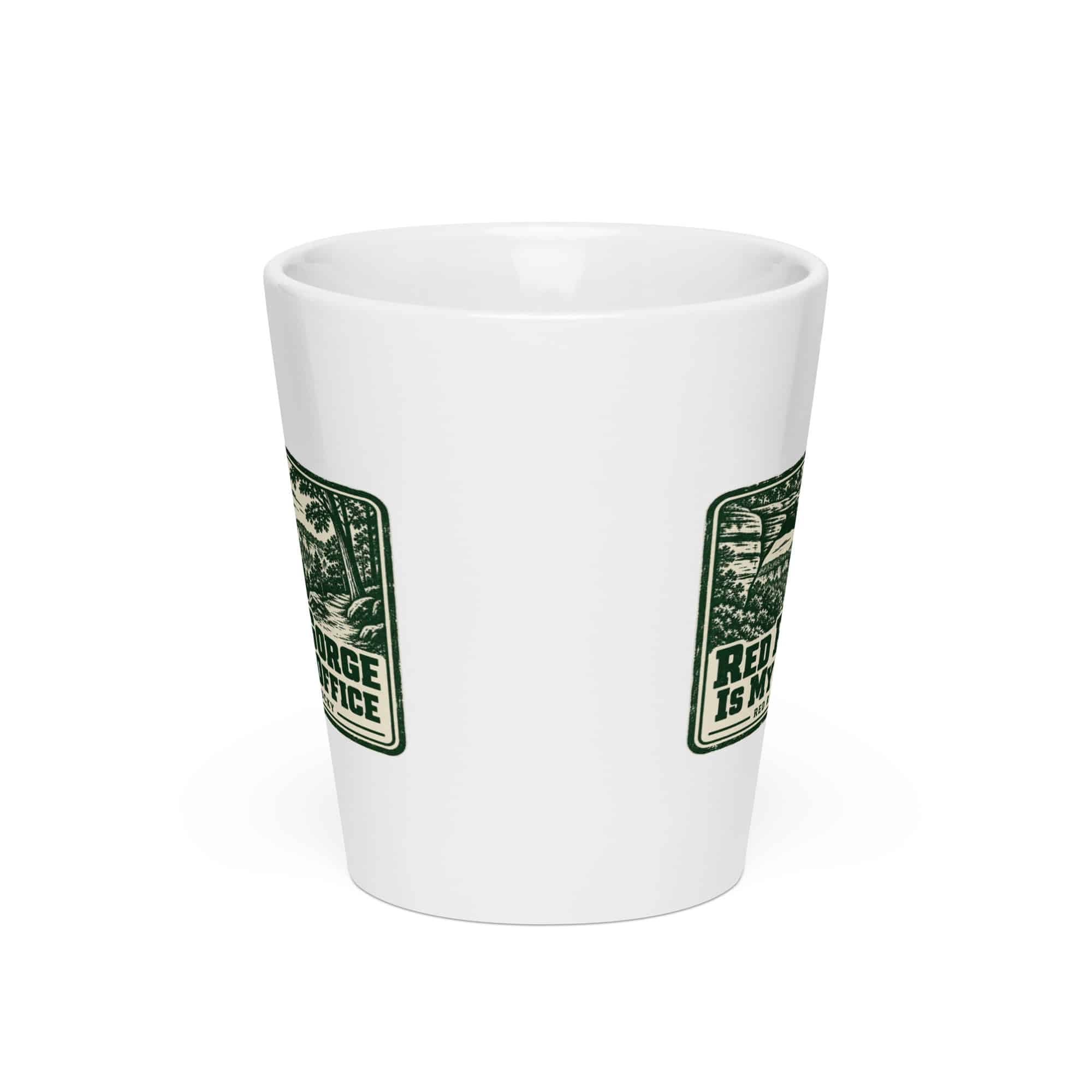 Red River Gorge Latte Mug: Red River Gorge Is My Out-of-Office, Forest Ink Stamp
