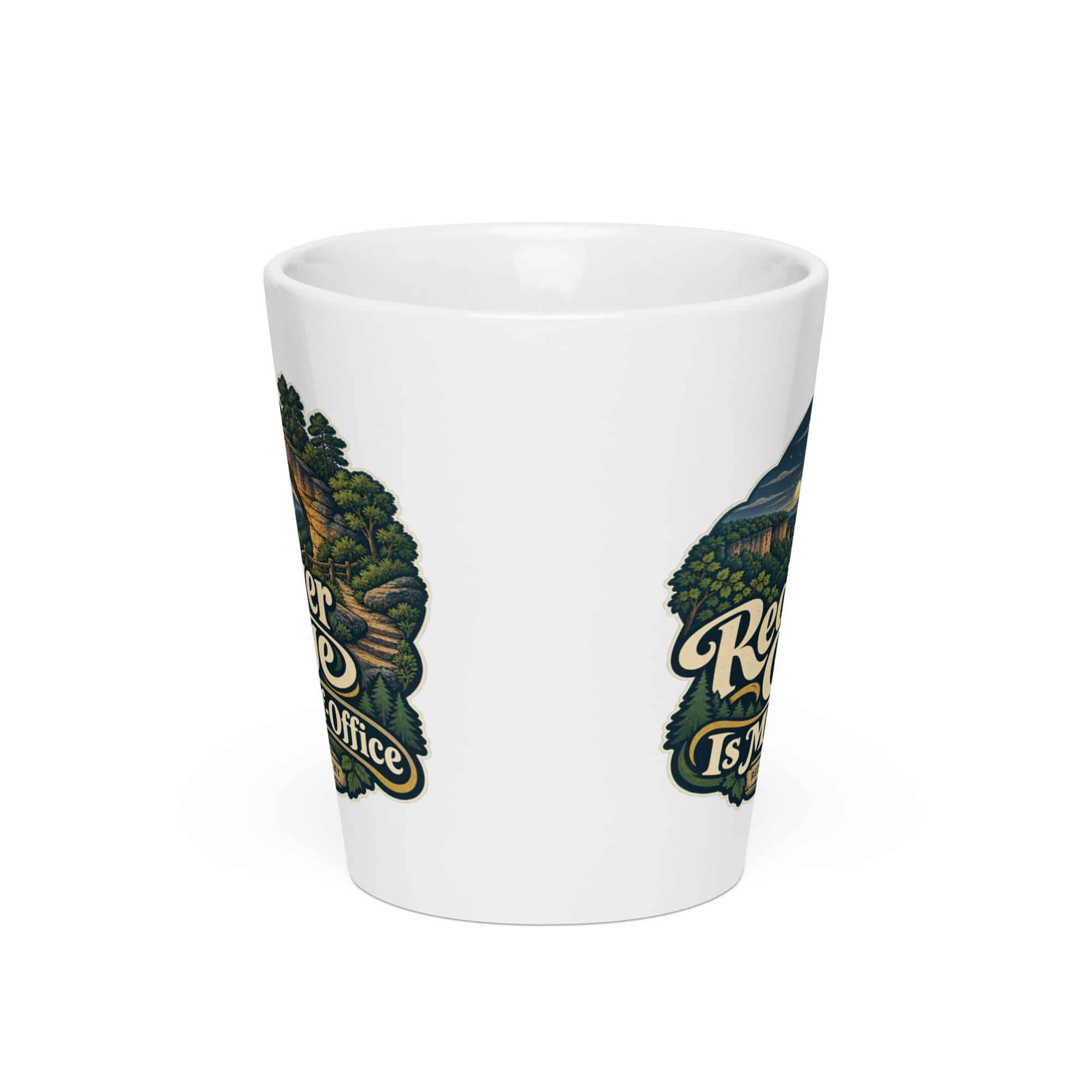 Red River Gorge Latte Mug: Red River Gorge Is My Out-of-Office, Woodland Scenic Lettering