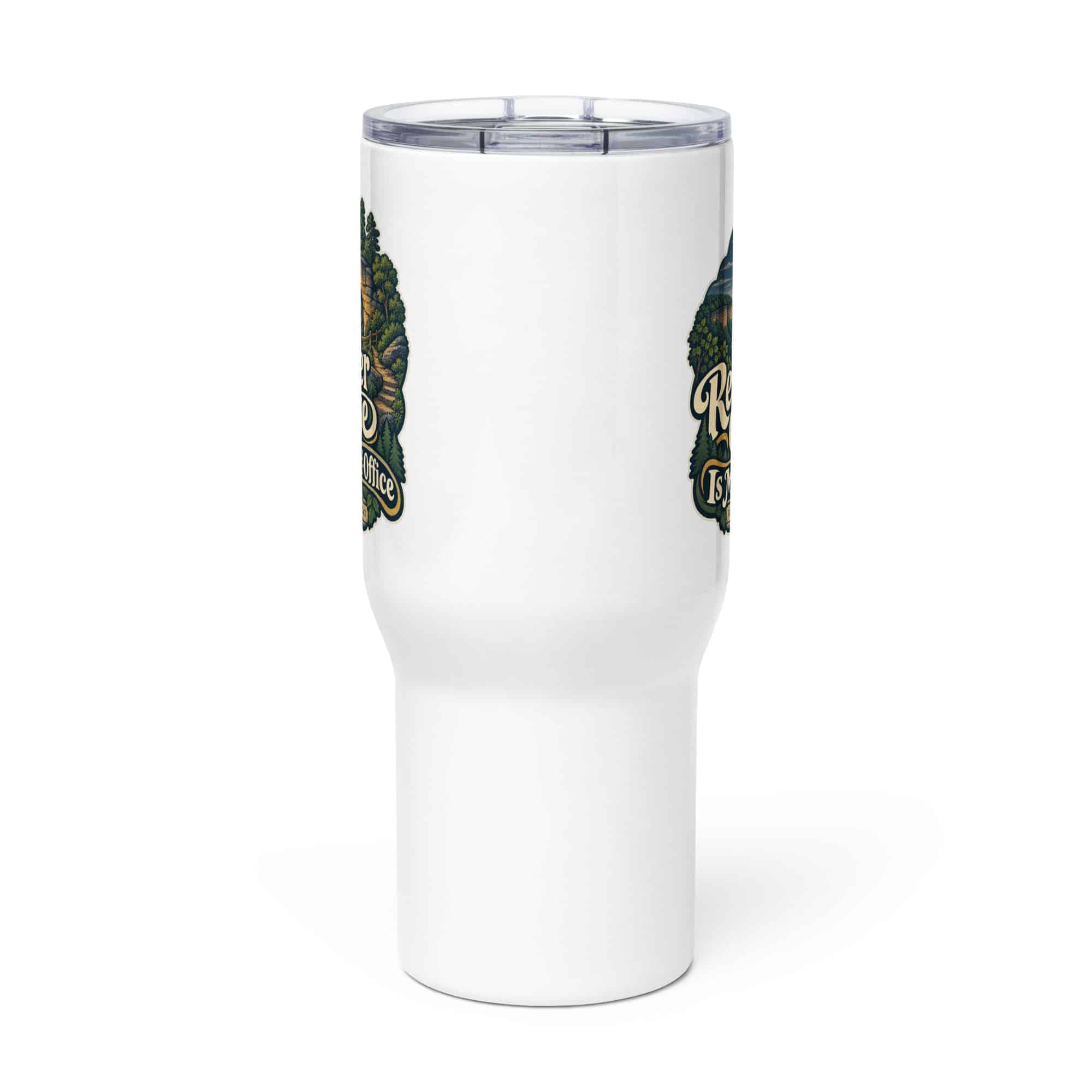Red River Gorge Travel Mug: Red River Gorge Is My Out-of-Office, Woodland Scenic Lettering