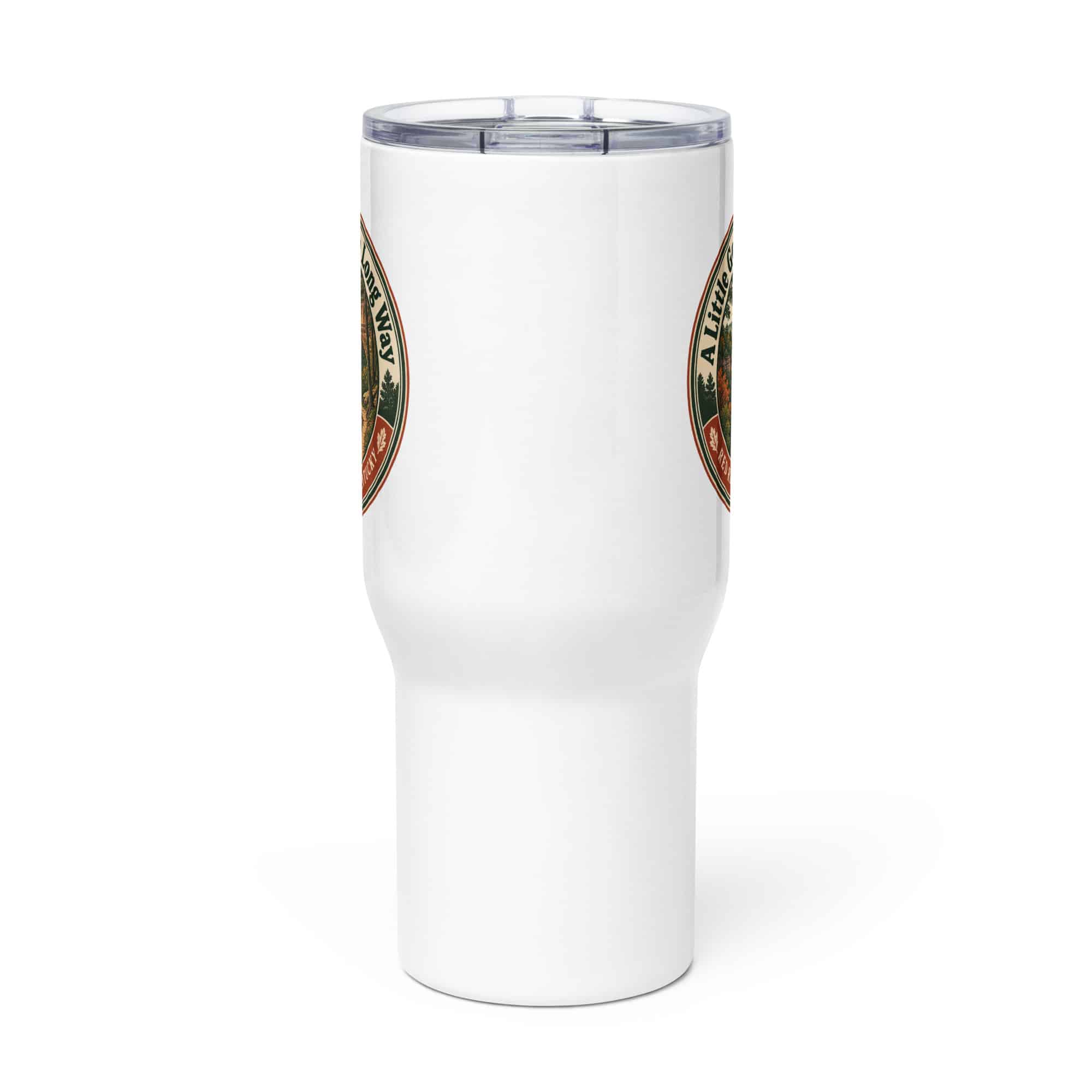 Red River Gorge Travel Mug: A Little Gorge Goes a Long Way, Vintage Round Badge