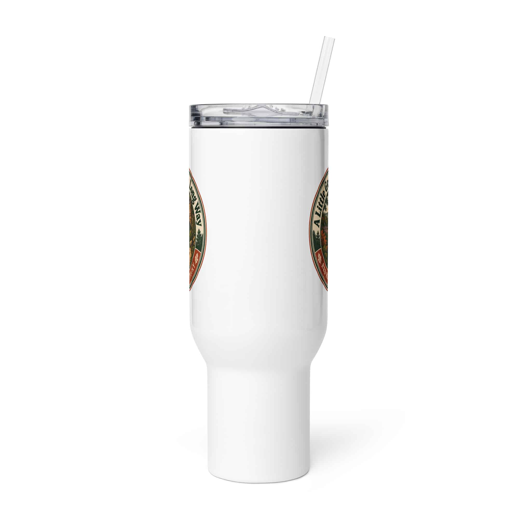 Red River Gorge Travel Mug: A Little Gorge Goes a Long Way, Vintage Round Badge
