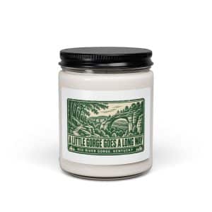 Red River Gorge Soy Wax Candle: A Little Gorge Goes a Long Way, Forest Ink Stamp - 9oz - Main