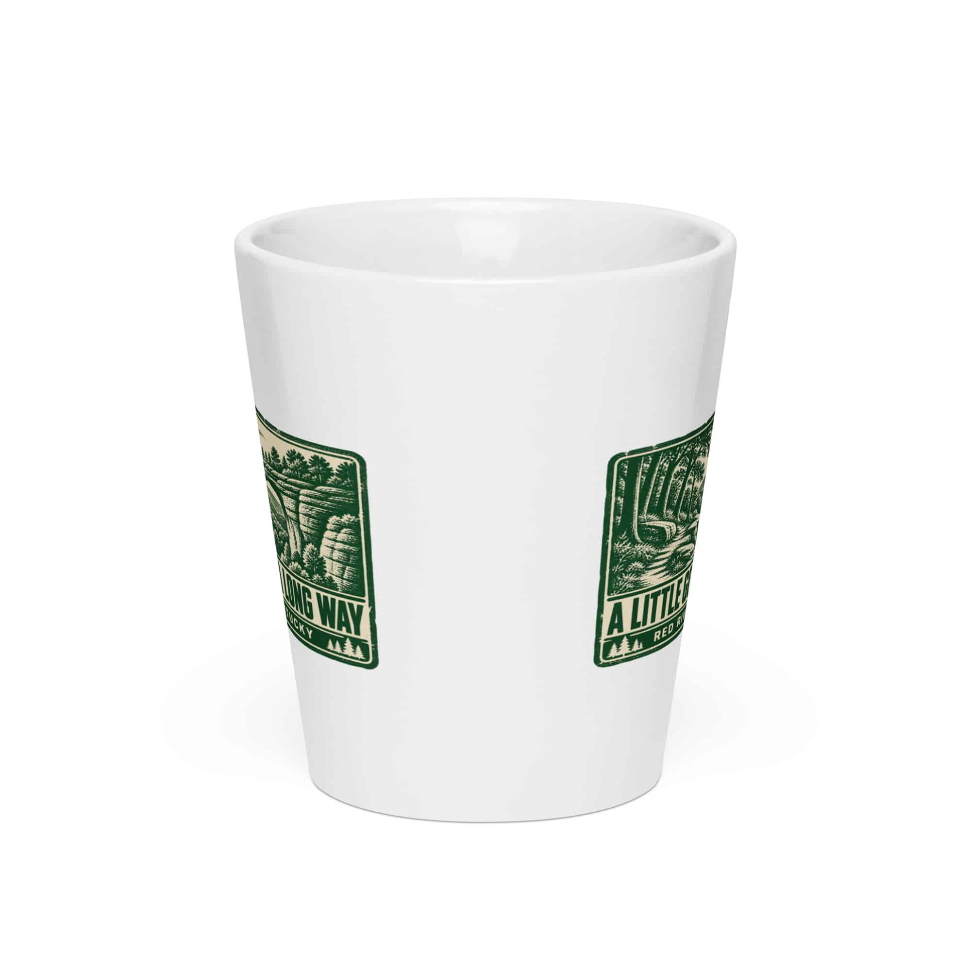 Red River Gorge Latte Mug: A Little Gorge Goes a Long Way, Forest Ink Stamp