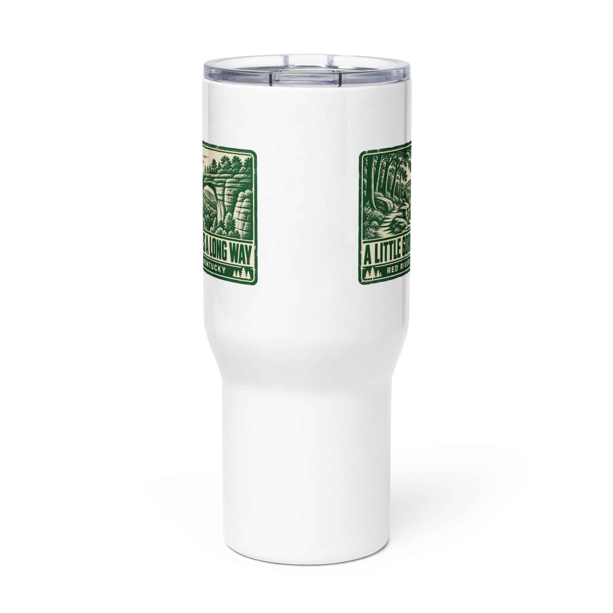 Red River Gorge Travel Mug: A Little Gorge Goes a Long Way, Forest Ink Stamp