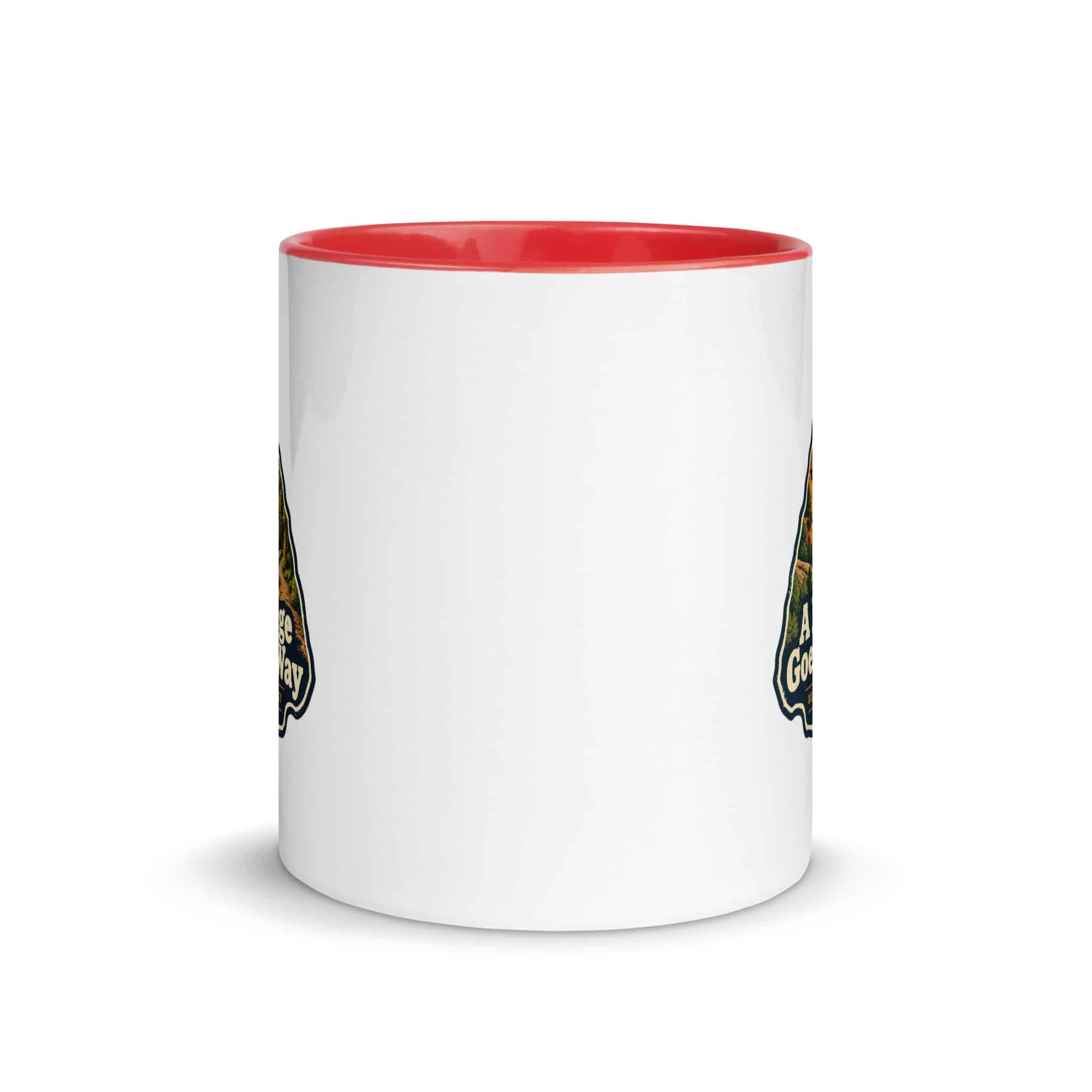 Red River Gorge Color Inside Coffee Mug: A Little Gorge Goes a Long Way, Scenic Shield Badge