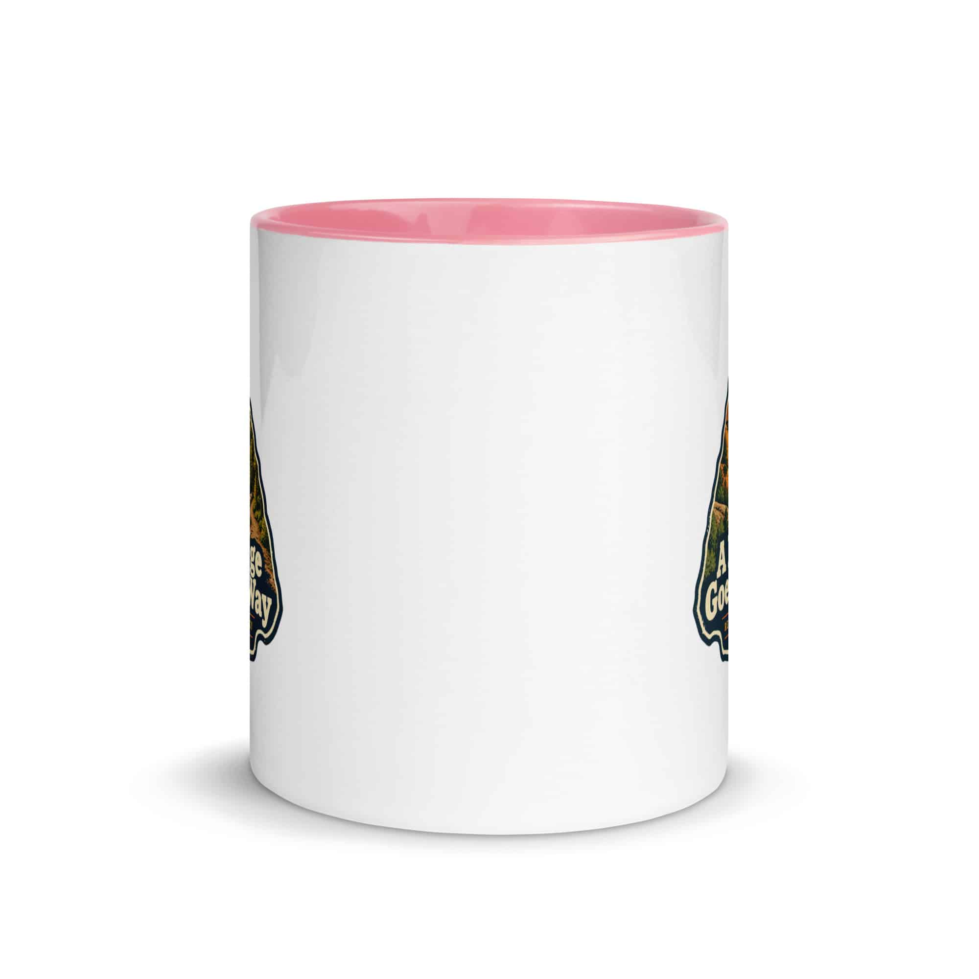 Red River Gorge Color Inside Coffee Mug: A Little Gorge Goes a Long Way, Scenic Shield Badge