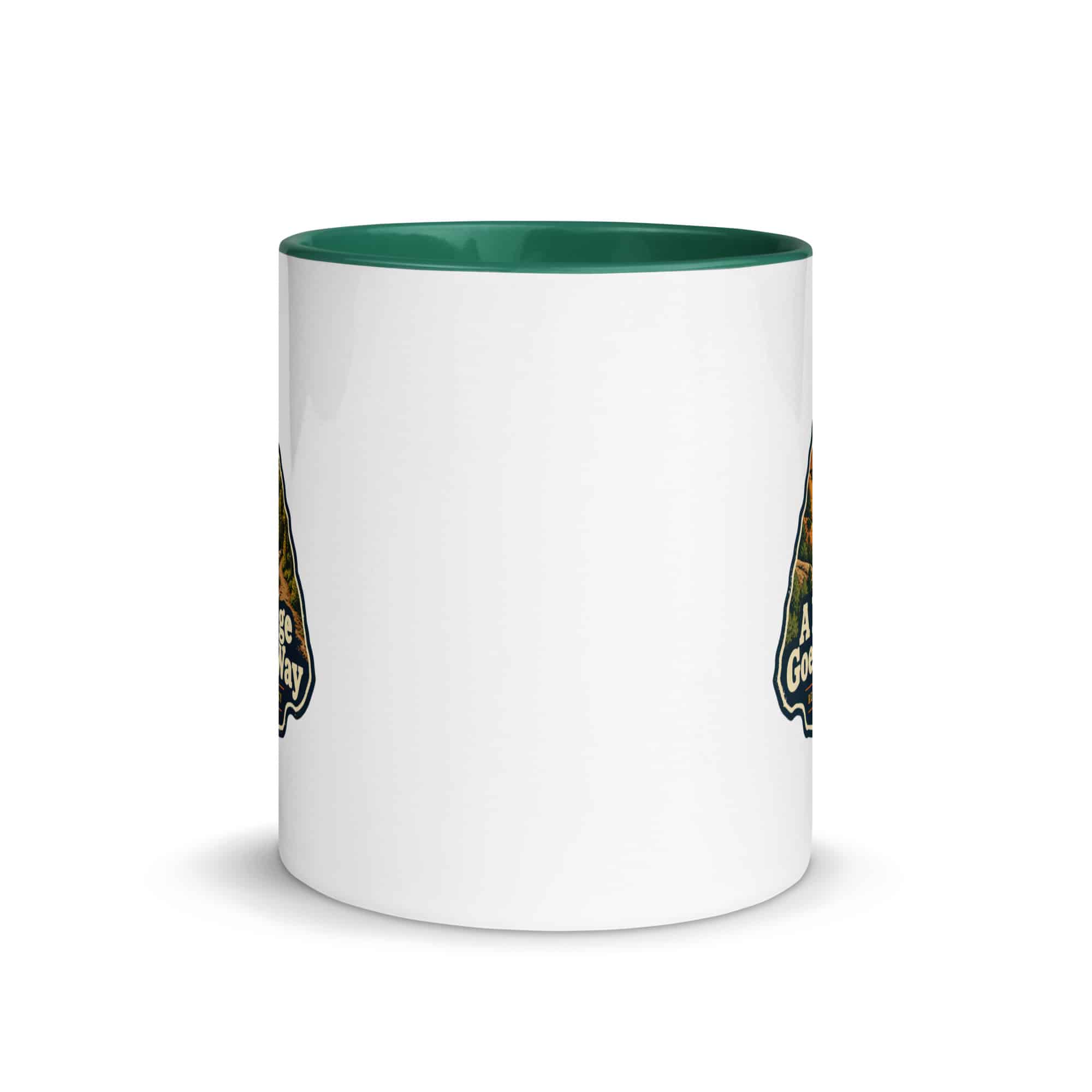 Red River Gorge Color Inside Coffee Mug: A Little Gorge Goes a Long Way, Scenic Shield Badge