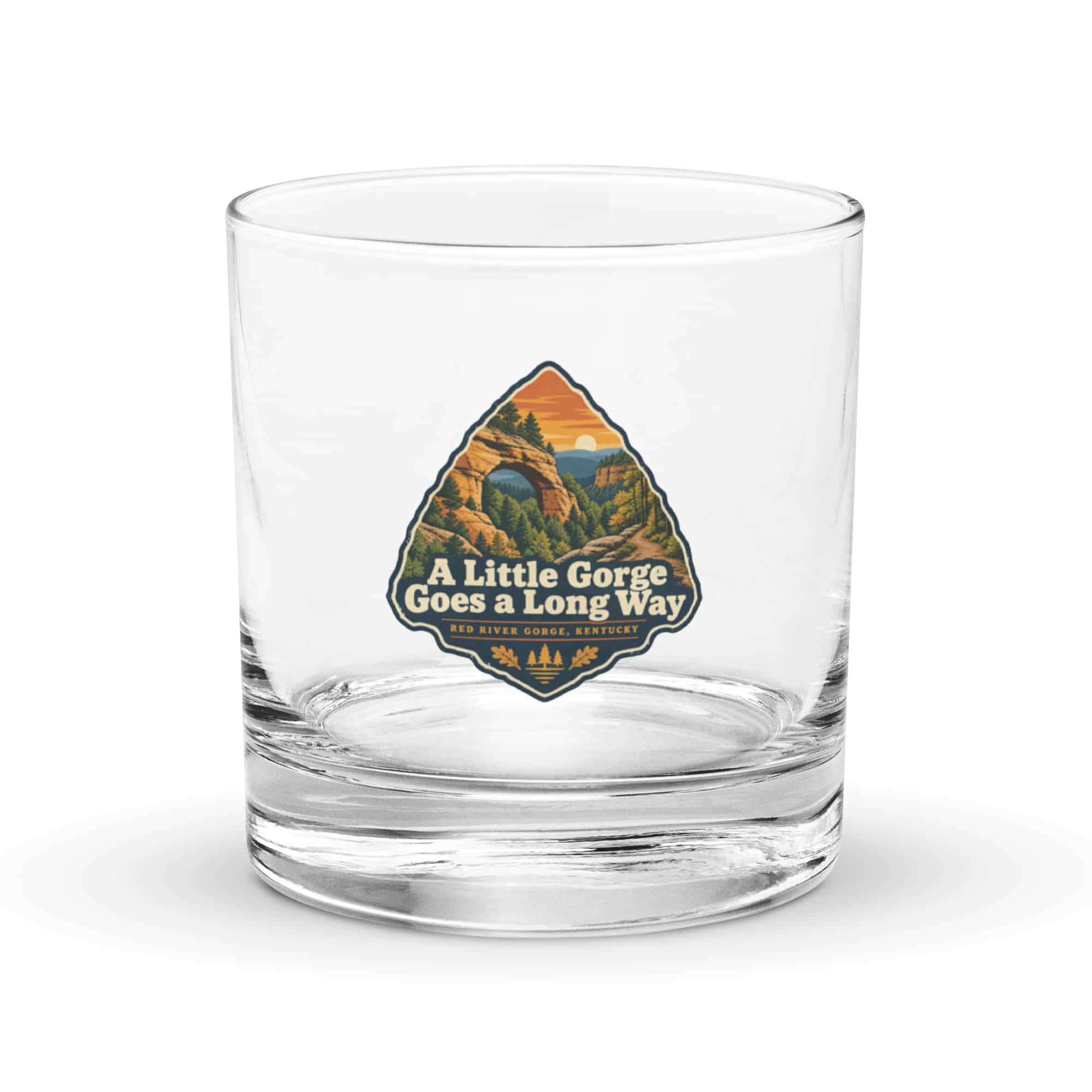 Red River Gorge Rocks Glass: A Little Gorge Goes a Long Way, Scenic Shield Badge