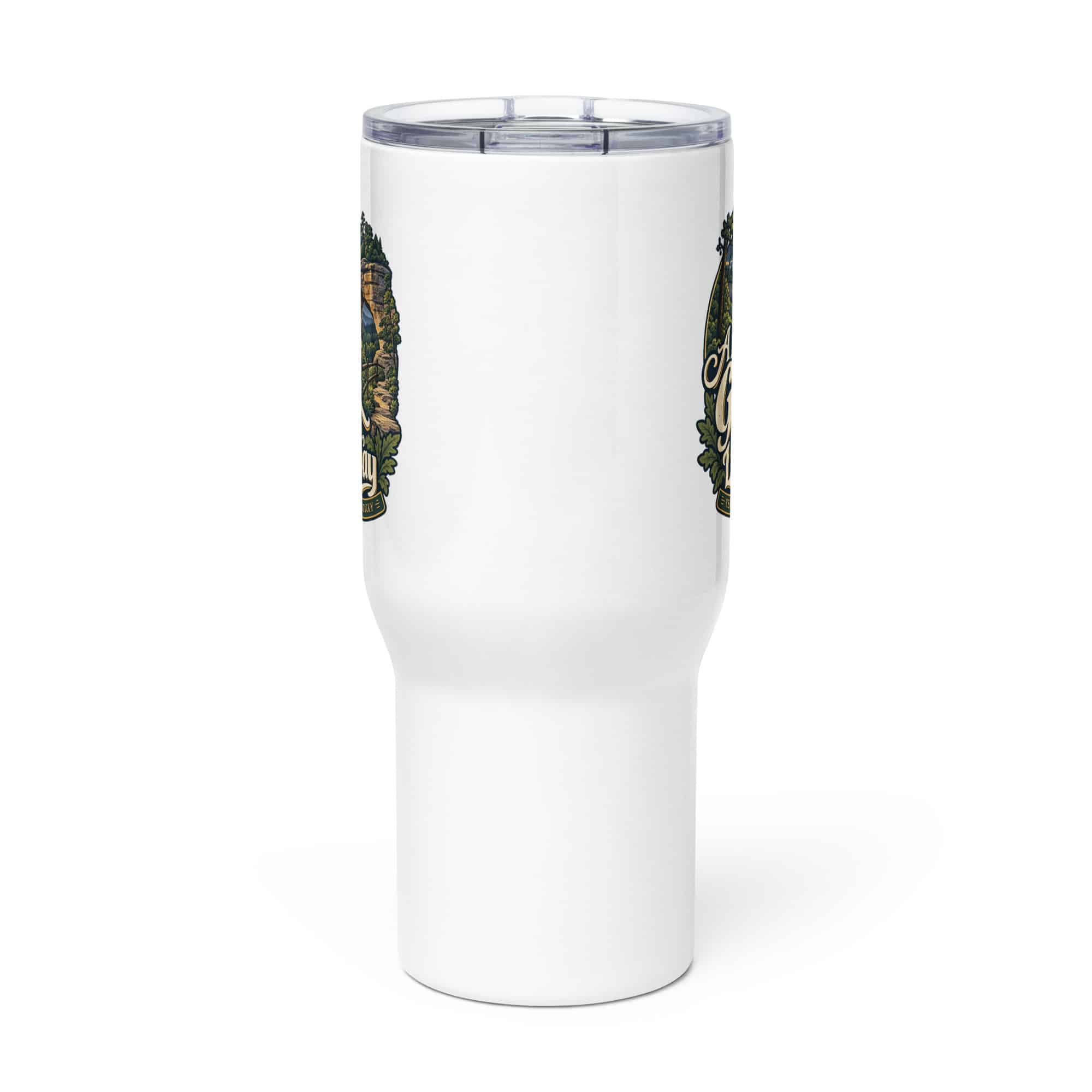 Red River Gorge Travel Mug: A Little Gorge Goes a Long Way, Woodland Scenic Lettering