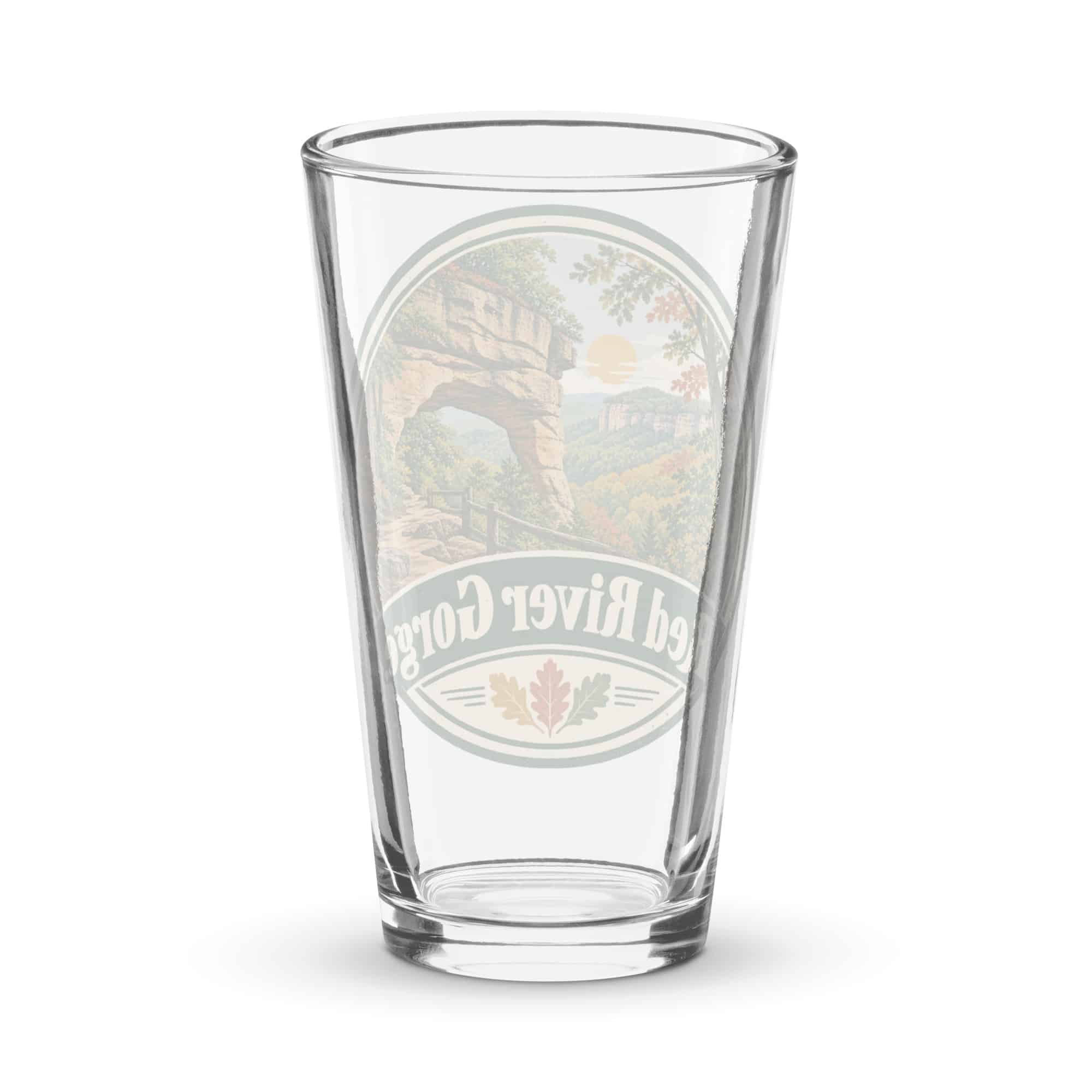 Red River Gorge Pint Glass: Red River Gorge, Vintage Round Badge