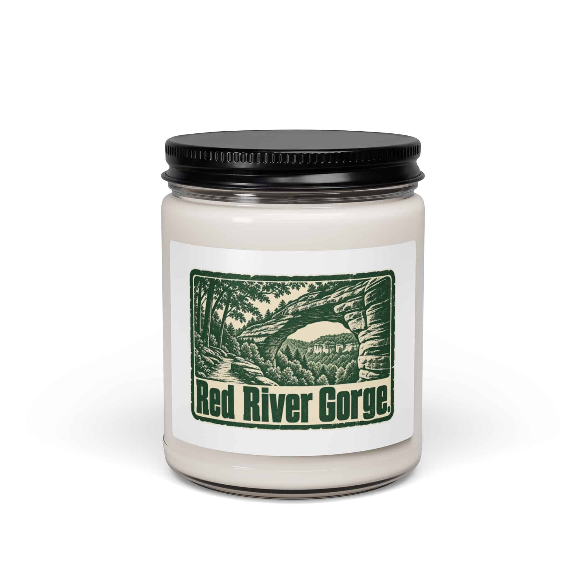 Red River Gorge Soy Wax Candle: Red River Gorge, Forest Ink Stamp